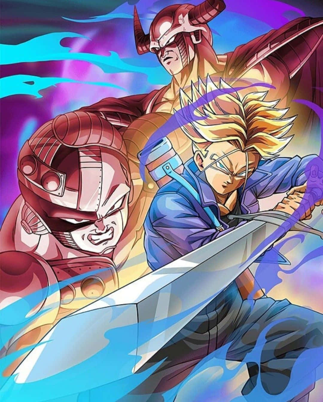 Trunks, Frieza, epic battle, HD Phone Wallpaper