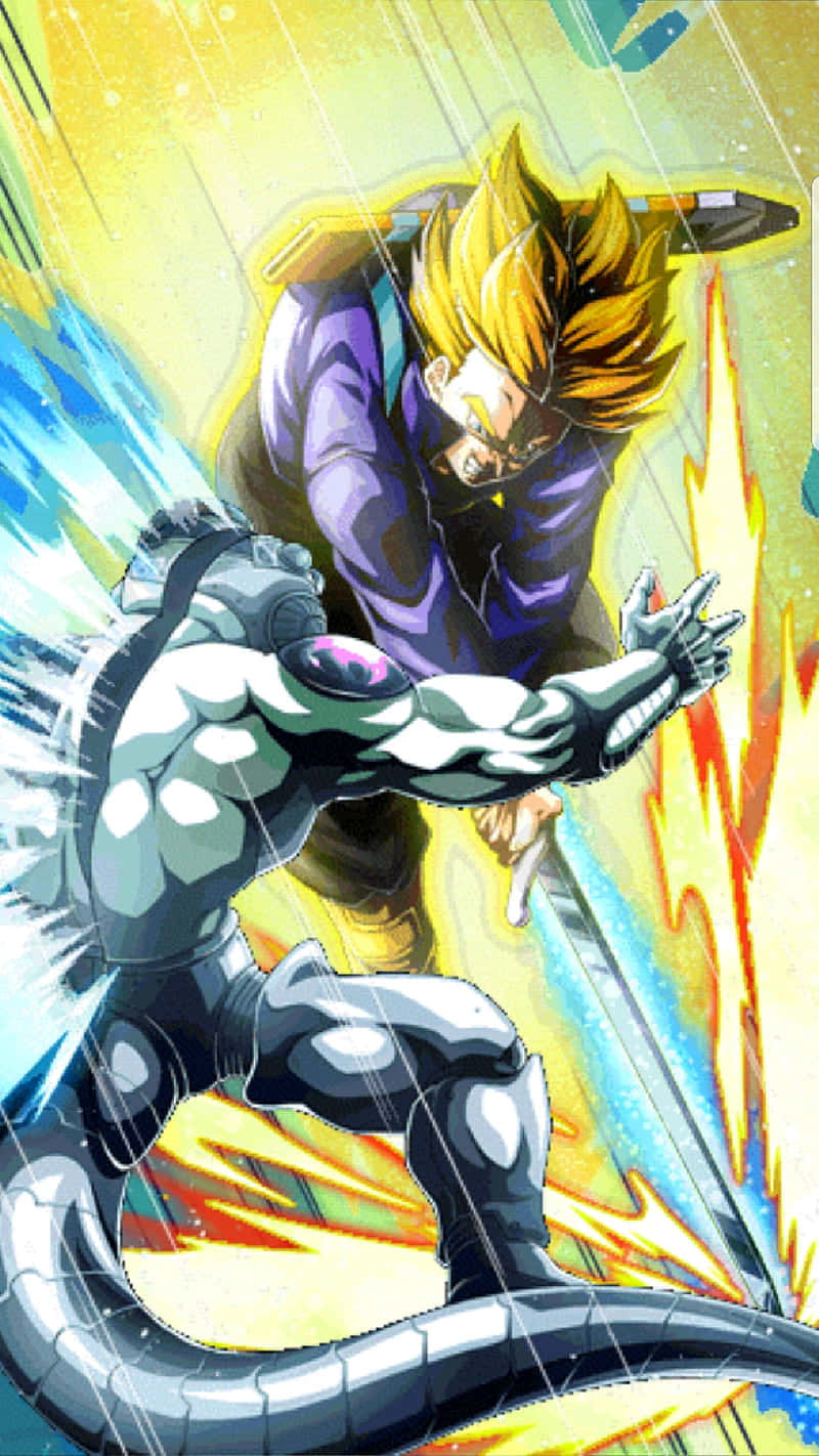 Trunks, Frieza, golden-haired warrior, HD Phone Wallpaper
