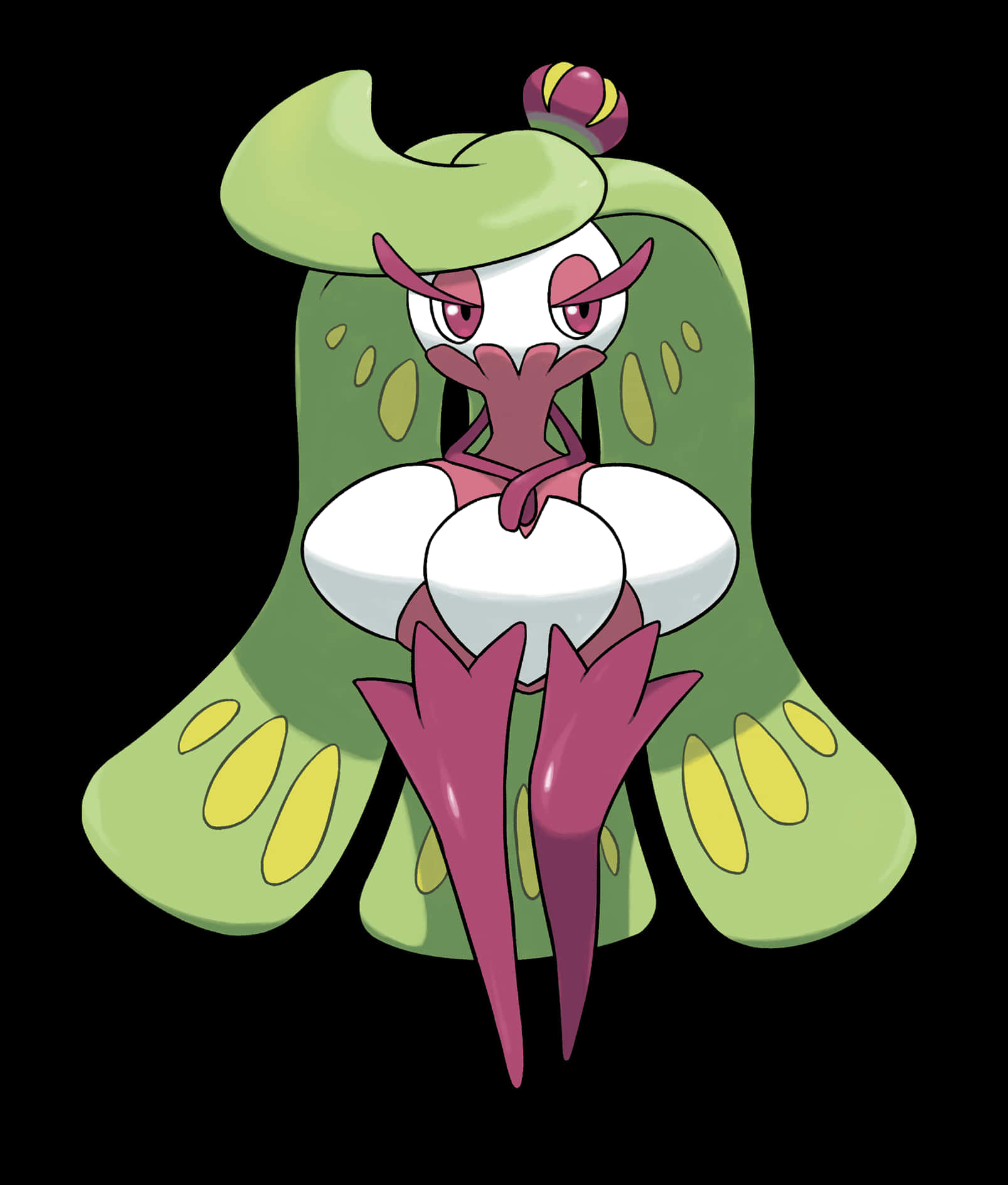 Tsareena, green, pink, HD Phone Wallpaper