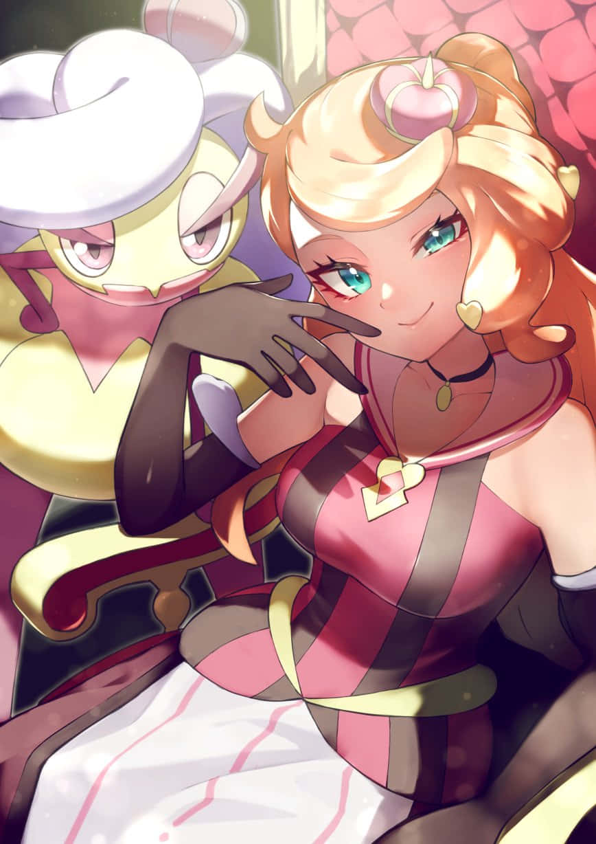 Tsareena, Trainer, blonde hair, SD Phone Wallpaper