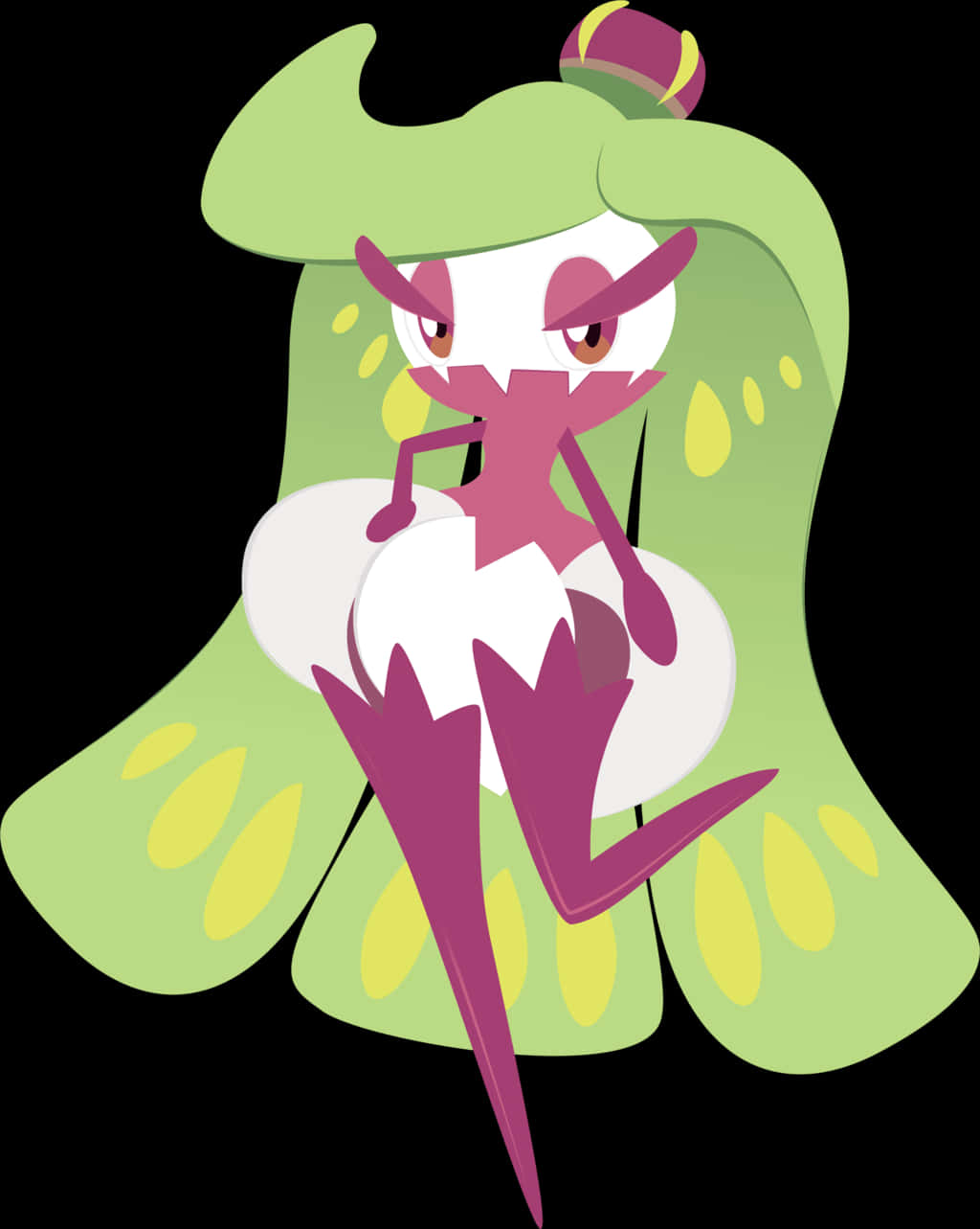 Tsareena, pink, green, HD Phone Wallpaper
