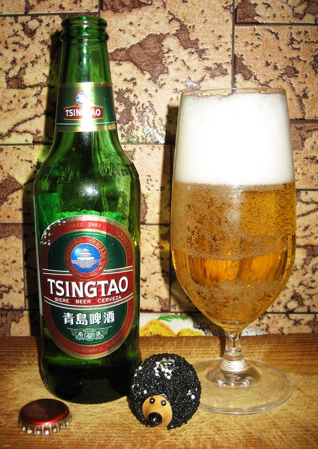 Tsingtao, Chinese Beer, bottle, HD Phone Wallpaper