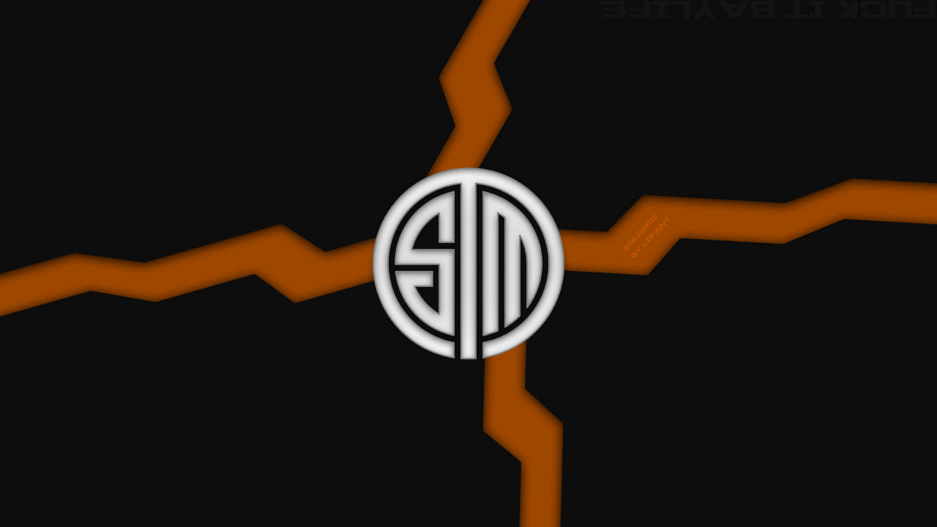 TSM, white circular logo, black background, Full HD Desktop Wallpaper