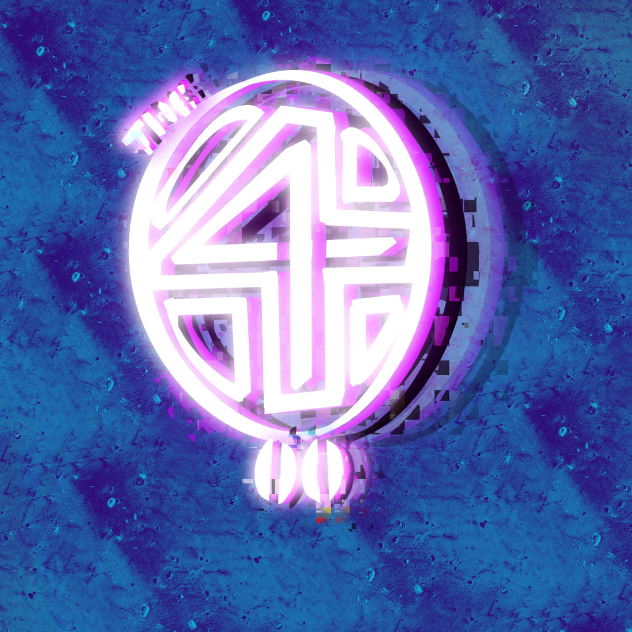 TSM, neon pink, glowing neon purple digital clock face, HD Desktop Wallpaper