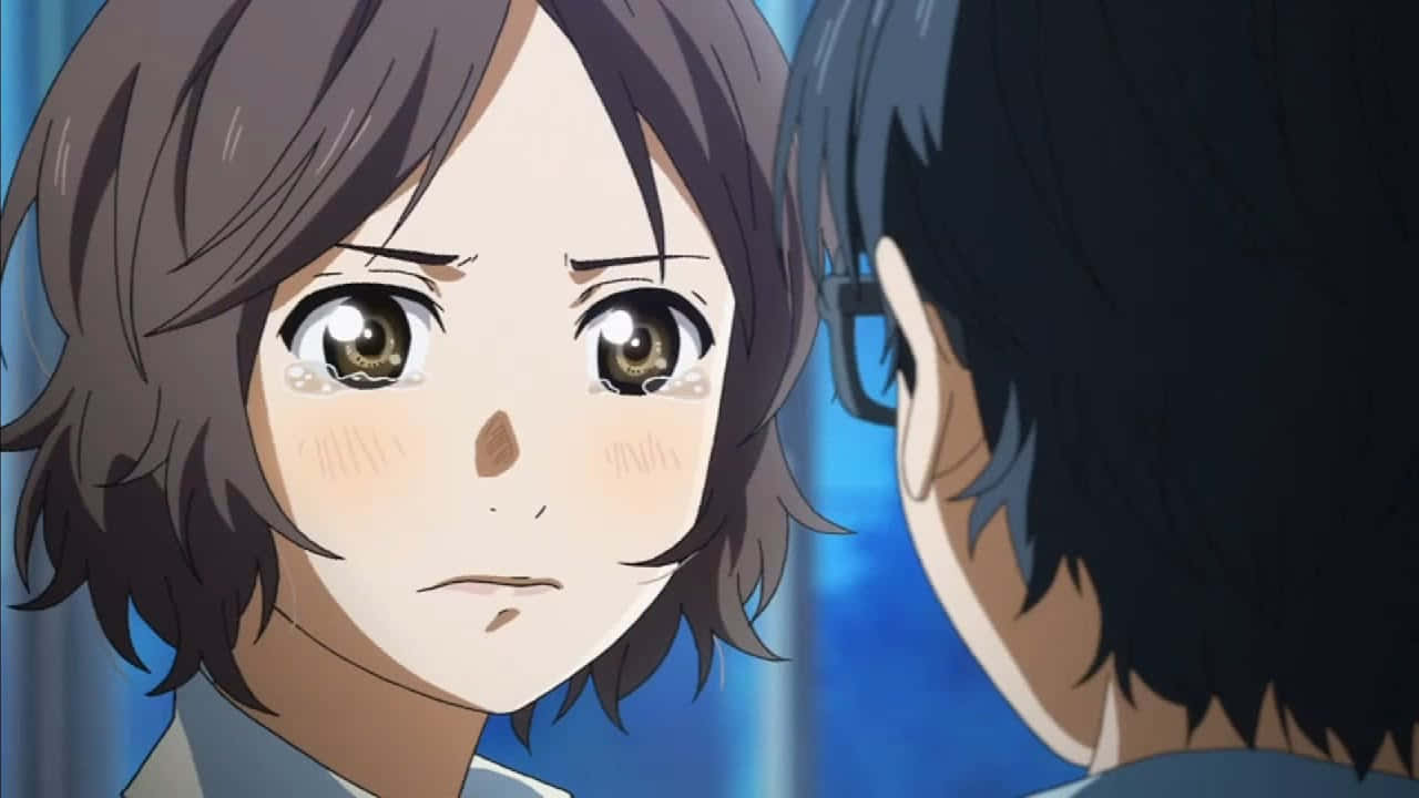 Tsubaki Sawabe, anime girl, brown eyes, HD Desktop Wallpaper