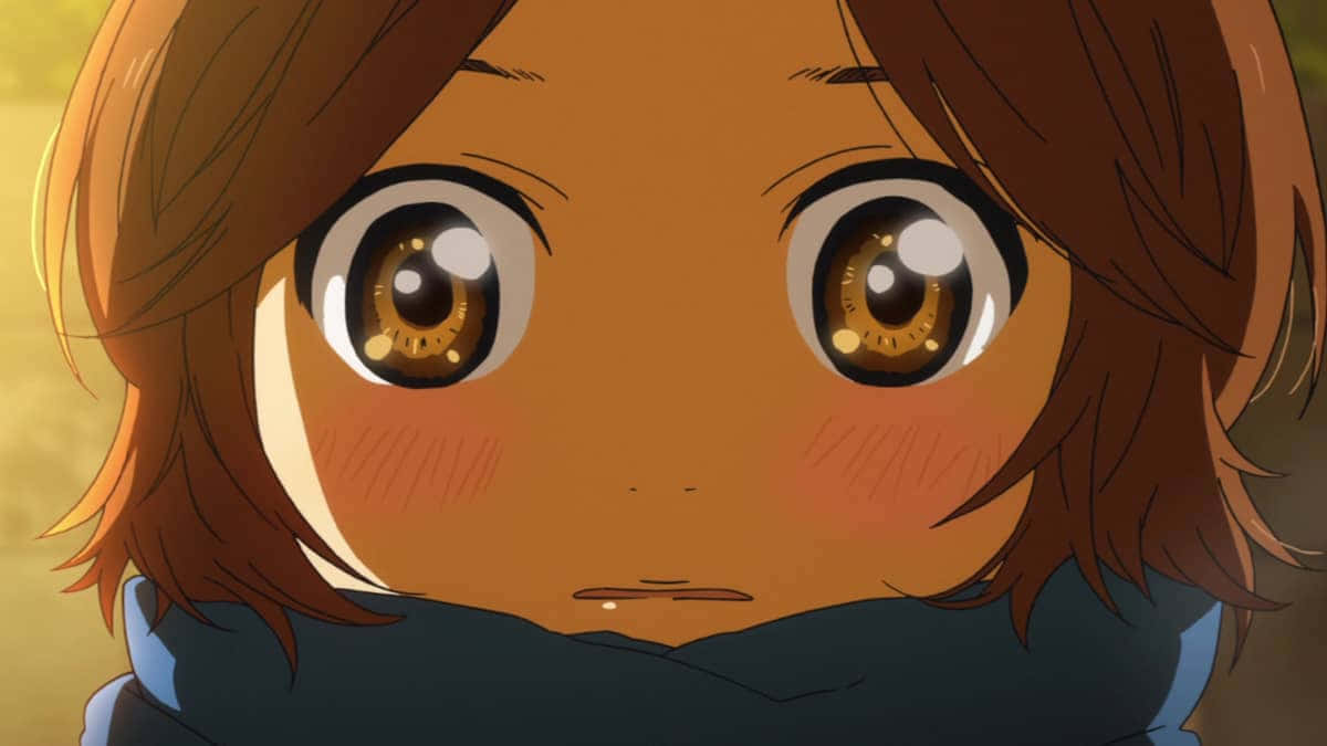 Tsubaki Sawabe, anime character, wide brown eyes, SD Desktop Wallpaper