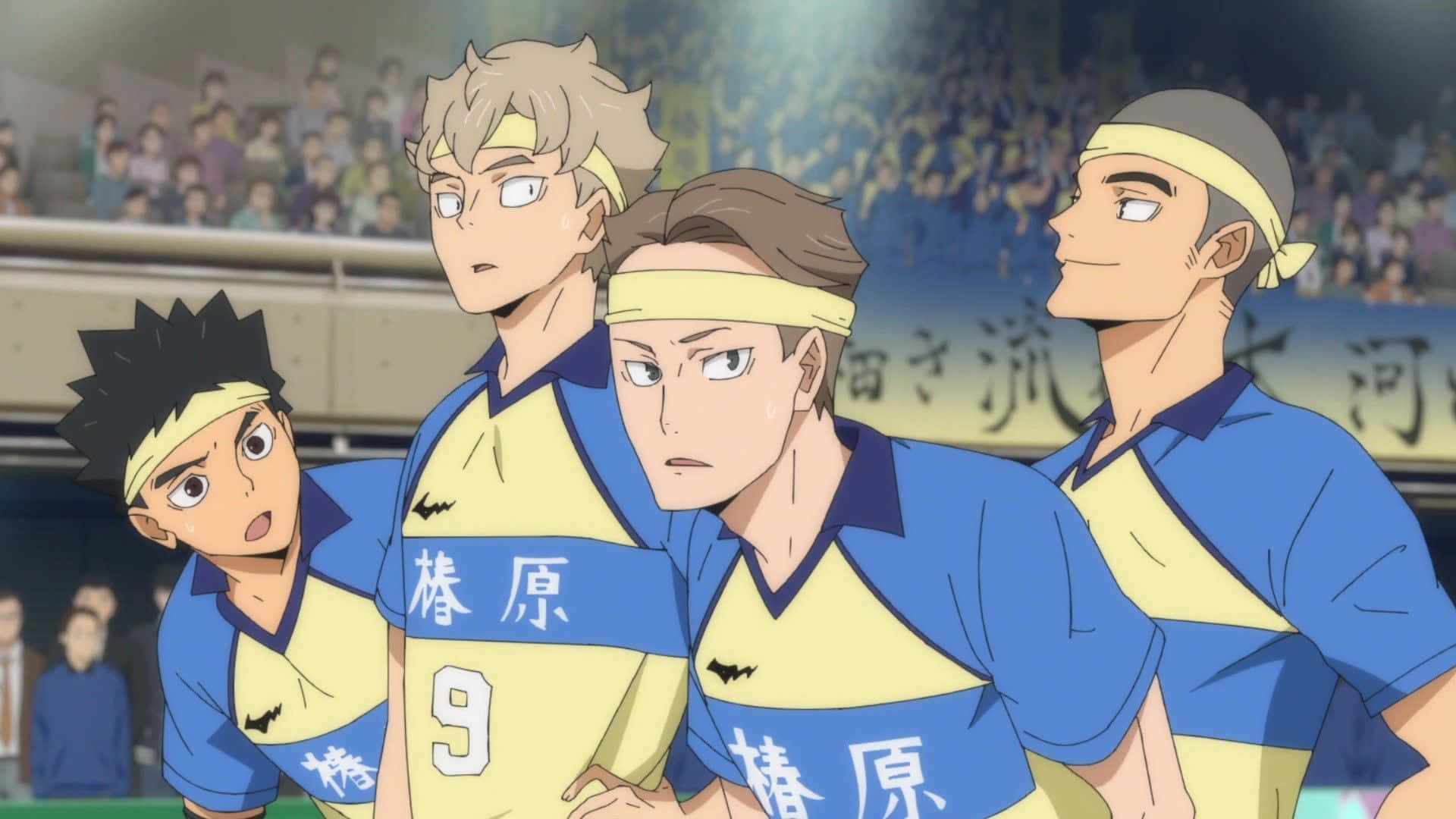 Tsubakihara, 1920 x 1080, anime volleyball players, Full HD Desktop Wallpaper