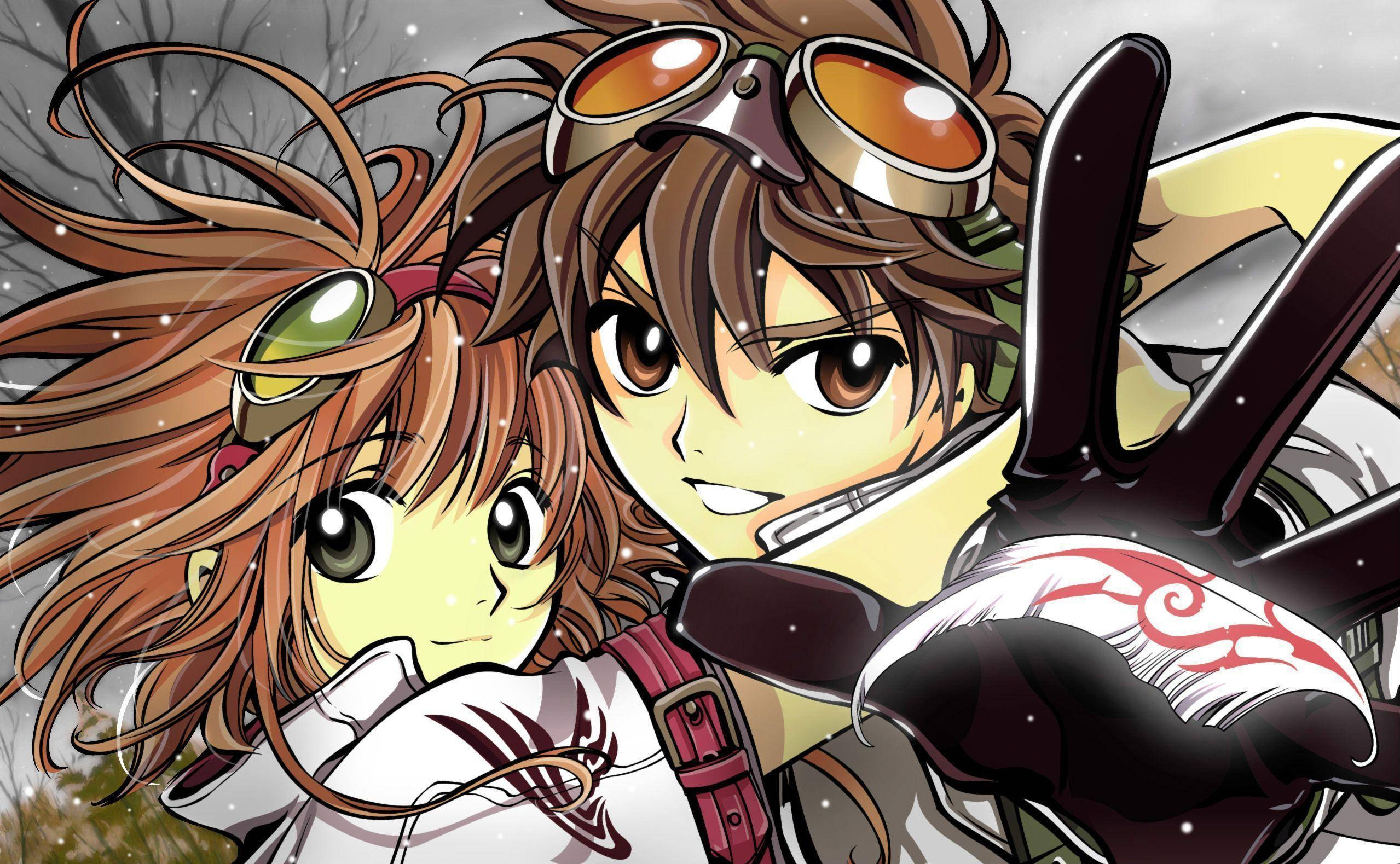 Tsubasa Reservoir Chronicle, travelers, goggles, Full HD Desktop Wallpaper