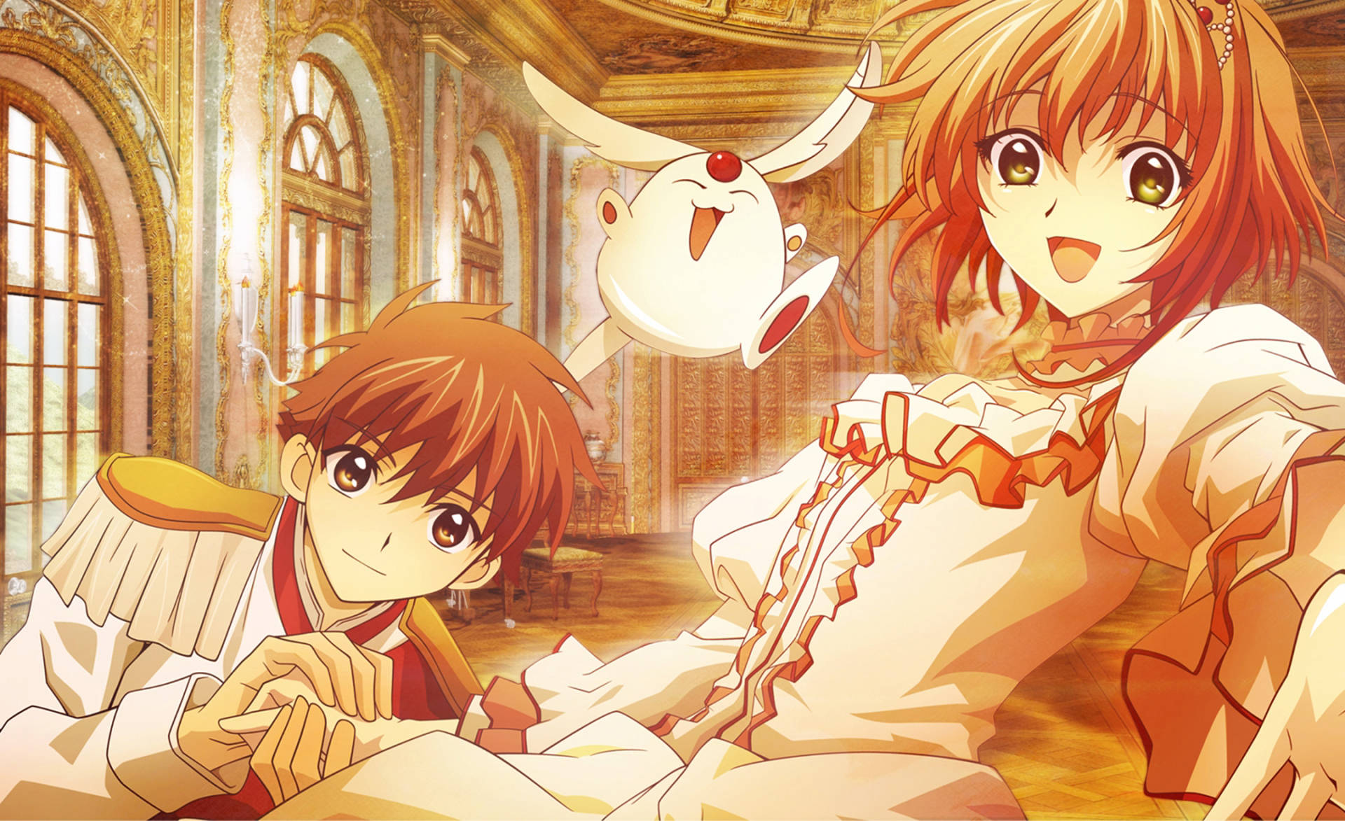 Tsubasa Reservoir Chronicle, sunrise effect, floating teapot, Full HD Desktop Wallpaper