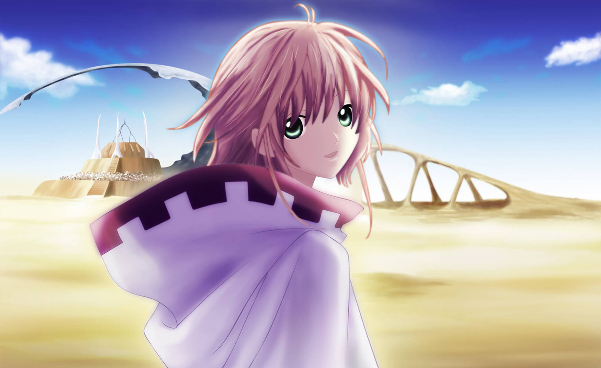 Tsubasa Reservoir Chronicle, princess, pink-haired anime girl, Full HD Desktop Wallpaper