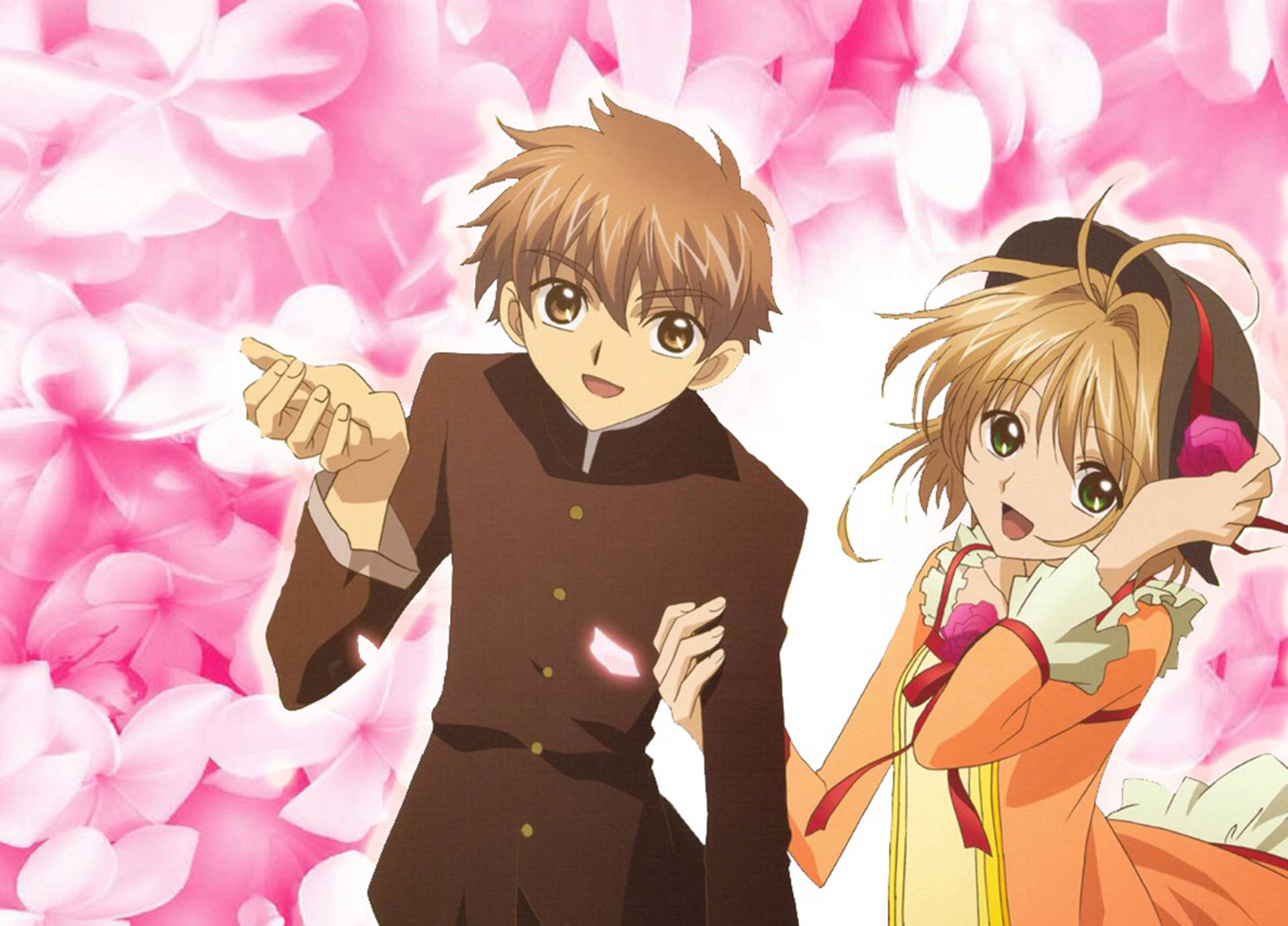 Tsubasa Reservoir Chronicle, pink blossoms, cherry blossoms, Full HD Desktop Wallpaper