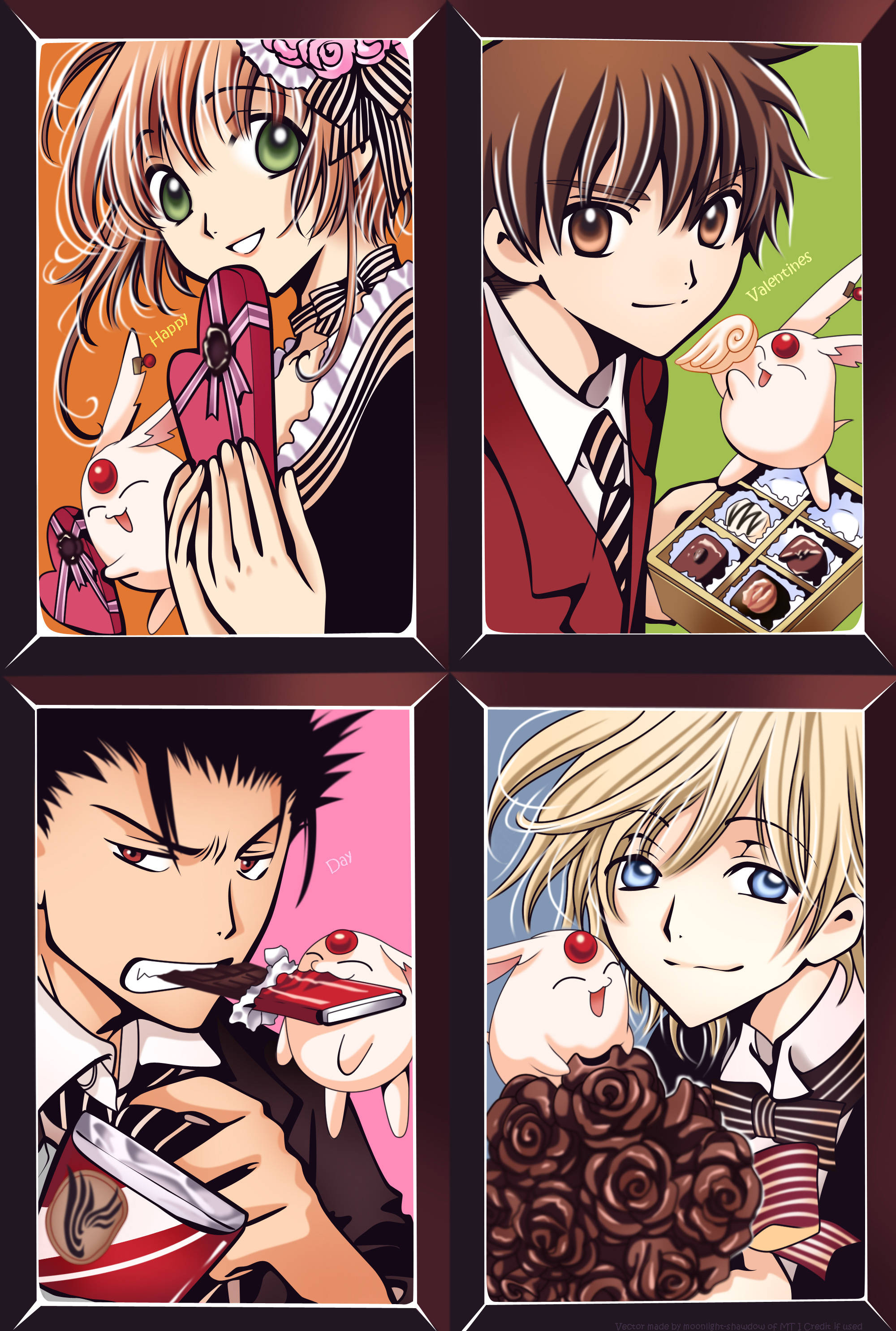Tsubasa Reservoir Chronicle, chocolate, Valentine's Day, 2K Phone Wallpaper
