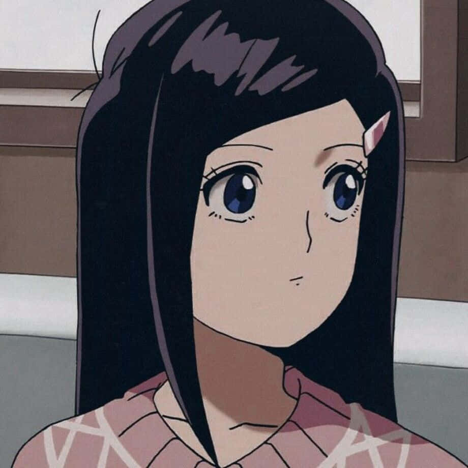 Tsubomi Takane, long black hair, blue eyes, SD Desktop Wallpaper