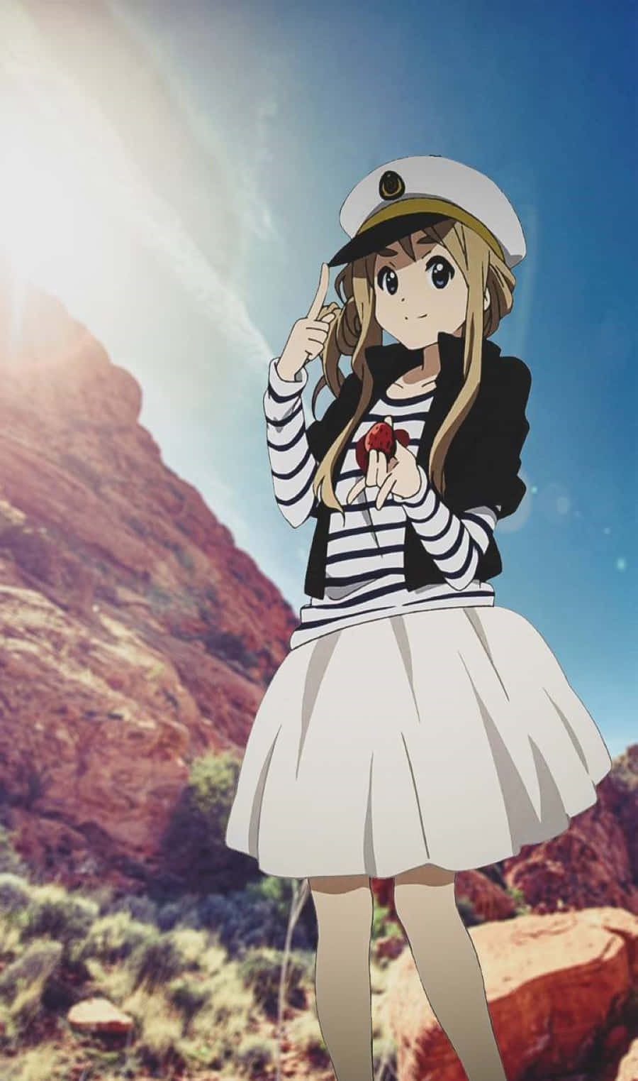 Tsumugi Kotobuki, K-On!, sailor hat, HD Phone Wallpaper