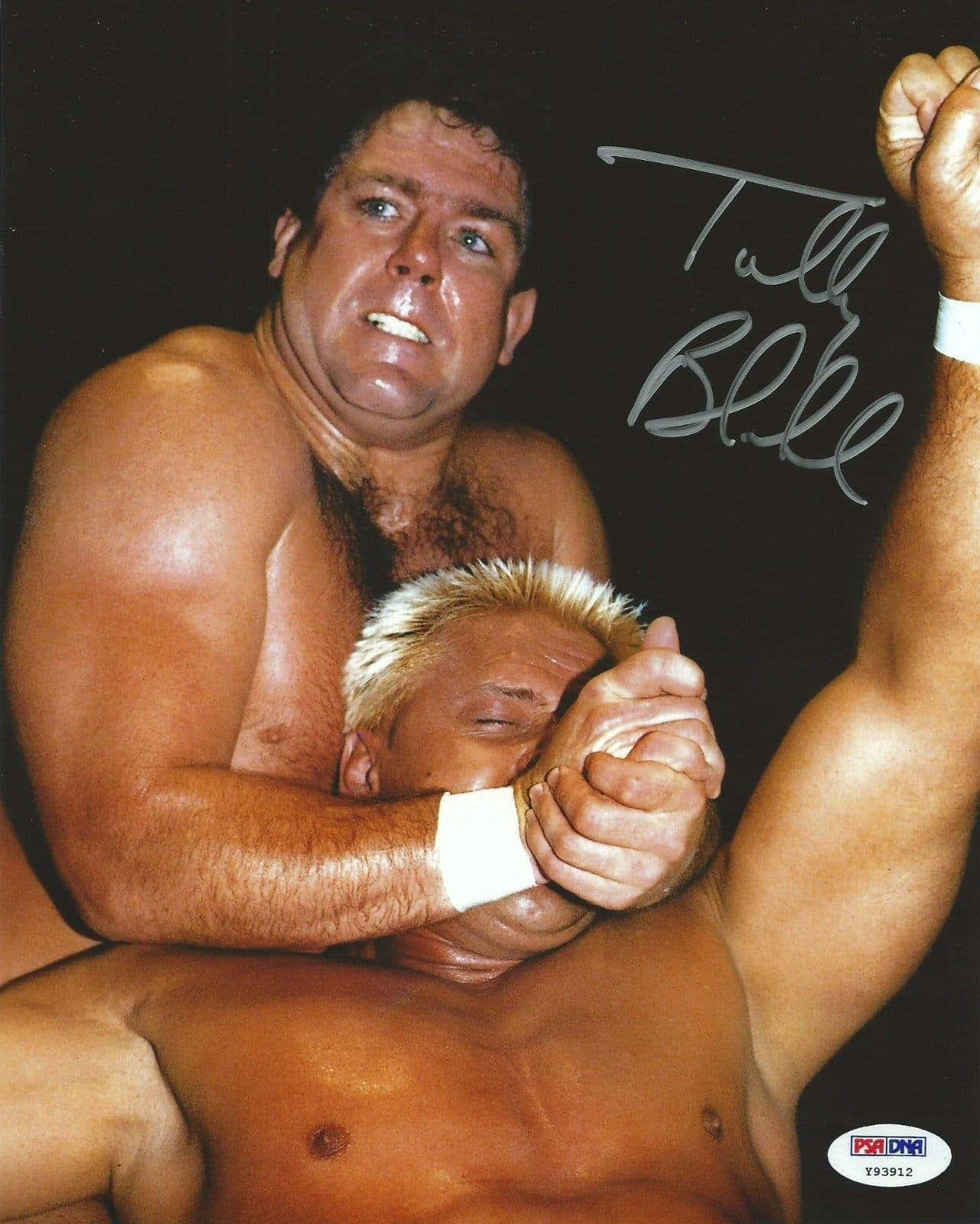 Tully Blanchard, vintage autograph, dominant hold, HD Phone Wallpaper