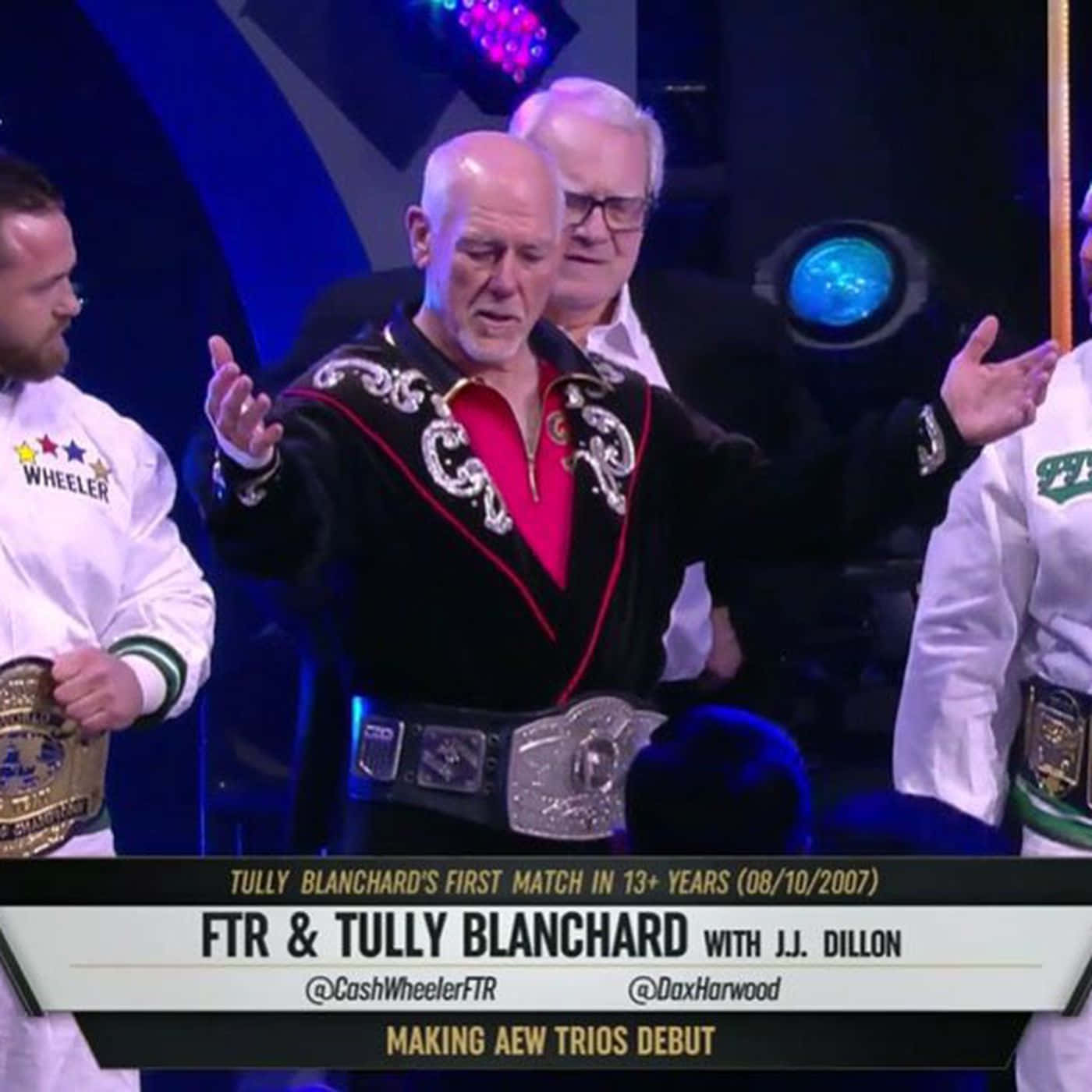 Tully Blanchard, black velvet jacket, silver embroidery, HD Desktop Wallpaper