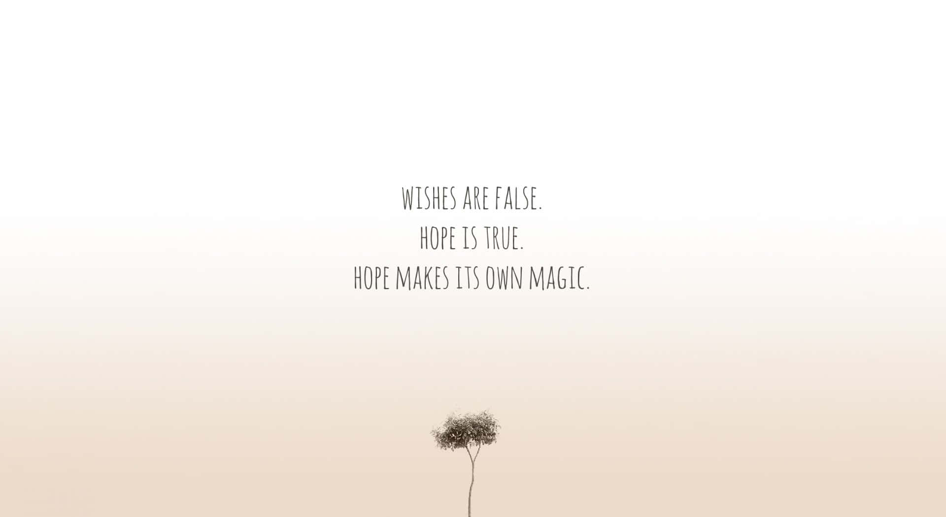 Tumblr Laptop, minimalist text, soft gradient sky, Full HD Desktop Wallpaper