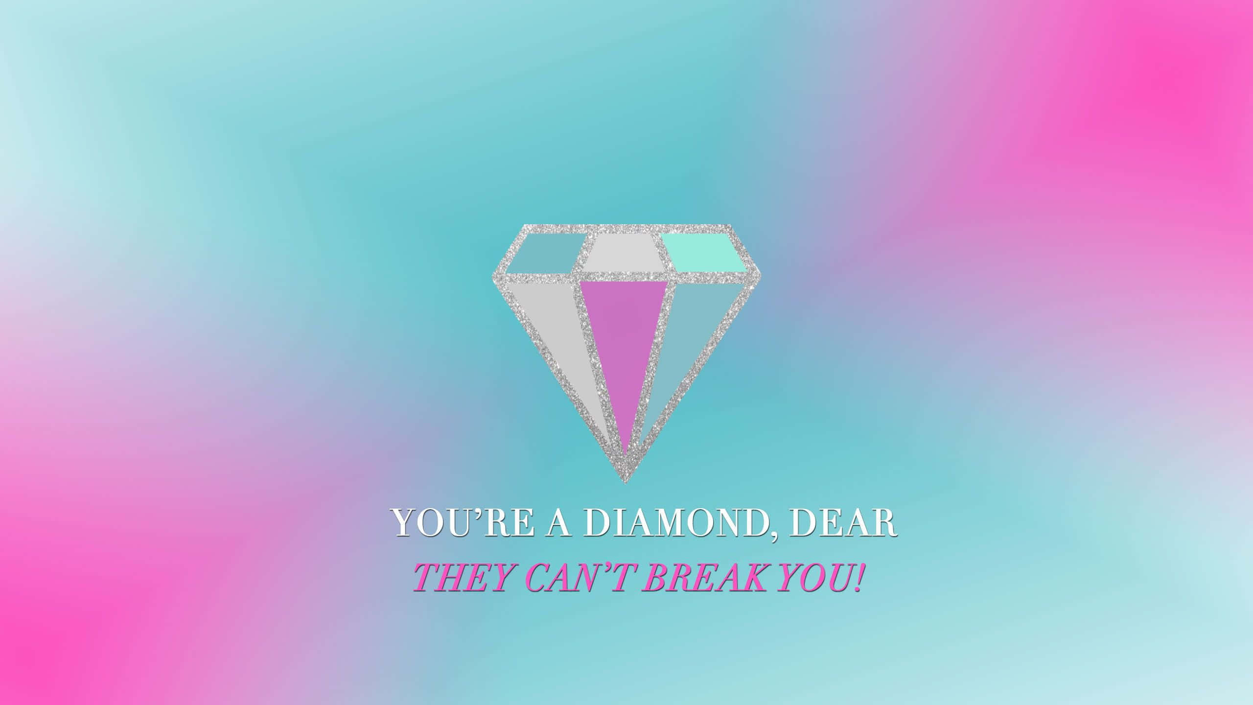 Tumblr iPad, pink, teal, 2K Desktop Wallpaper