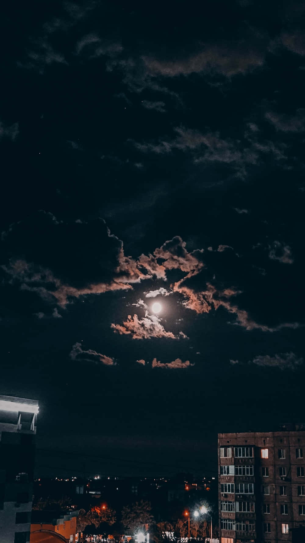 Glowing Moonlight, Tumblr Photography iPhone, moon, HD Phone Wallpaper