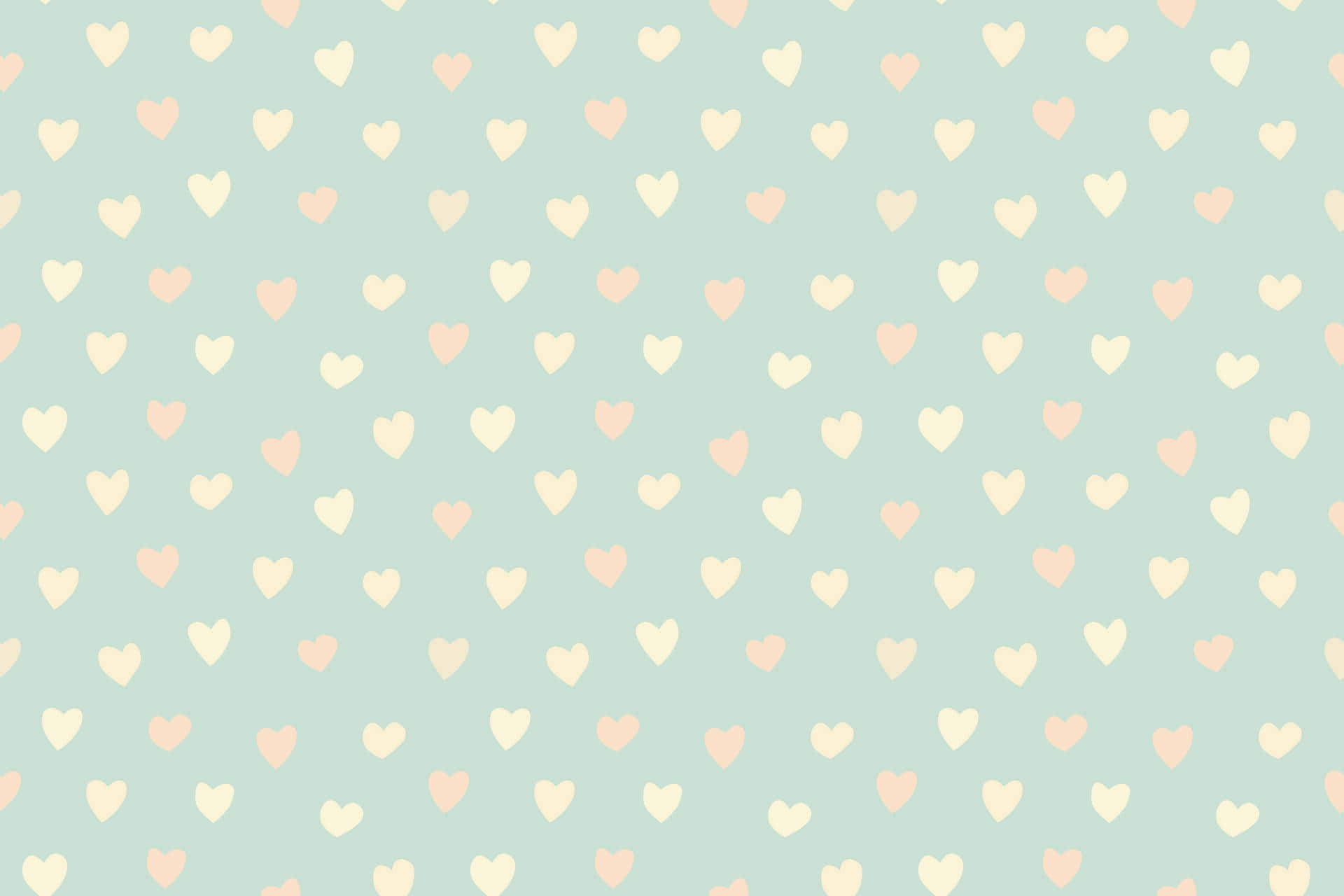 Tumblr Pattern, pastel mint, cream, Full HD Desktop Wallpaper