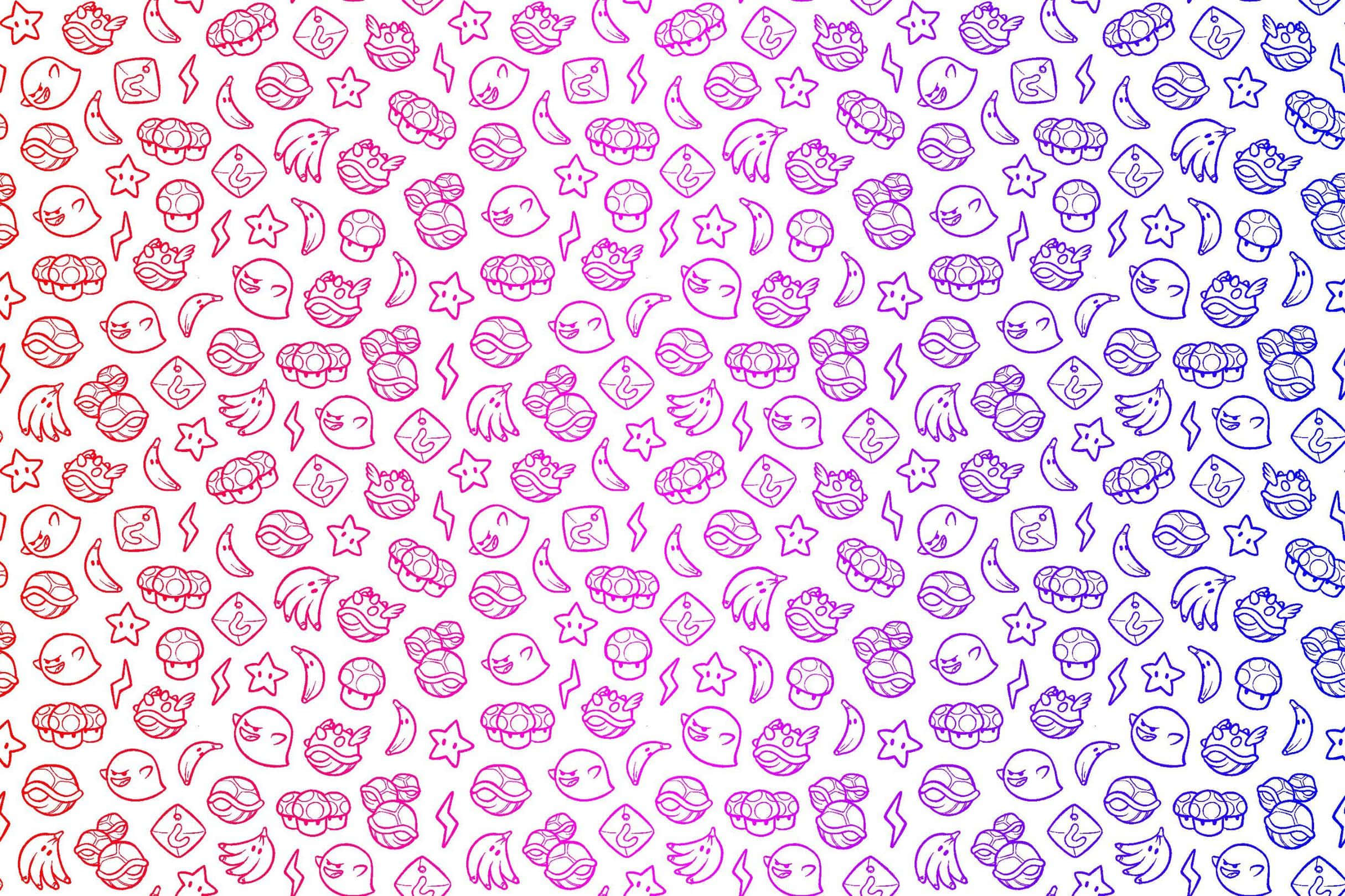tumblr pattern, red to purple gradient, white background, Full HD Desktop Wallpaper