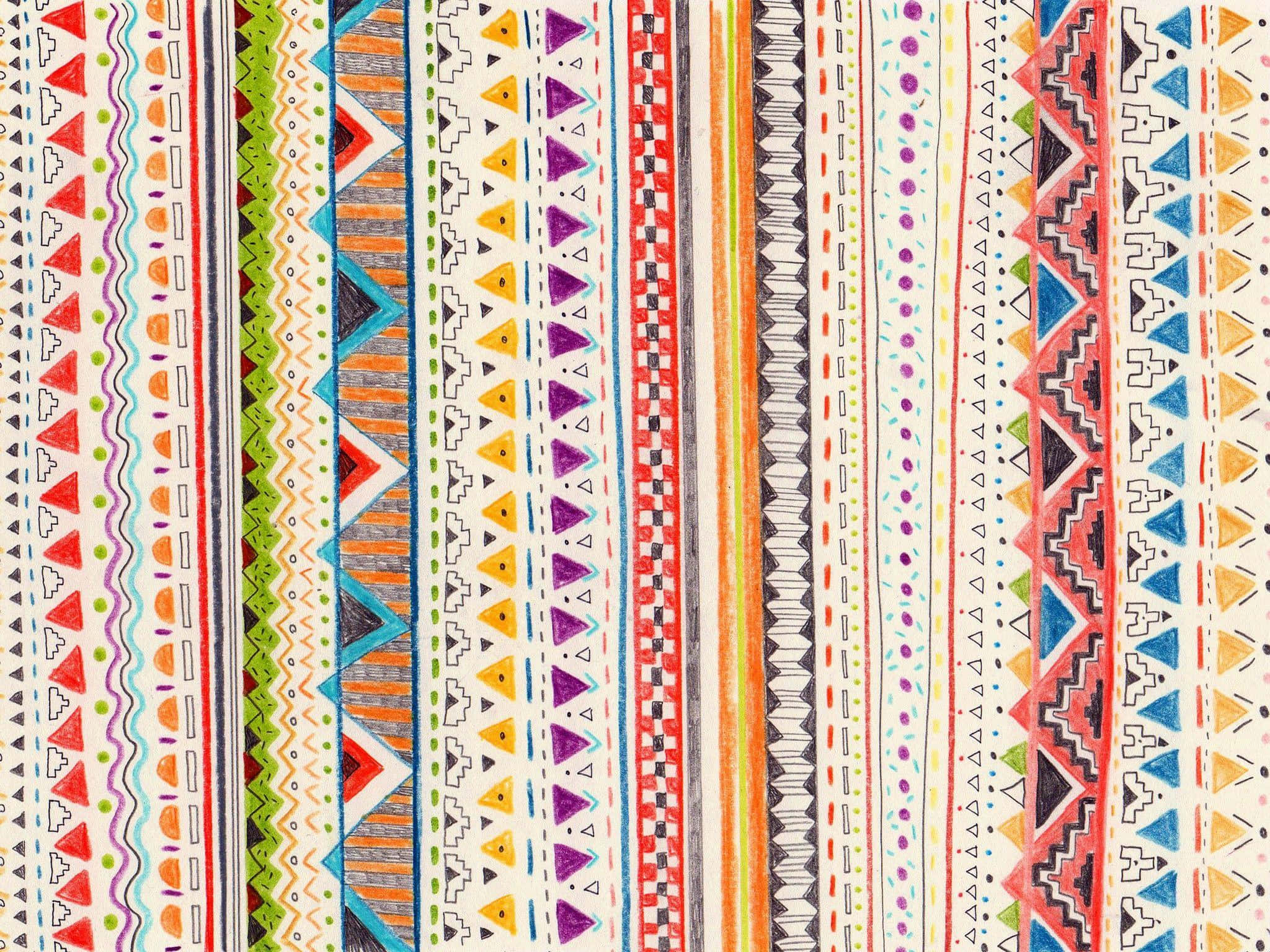 tumblr pattern, tribal patterns, bold colors, Full HD Desktop Wallpaper