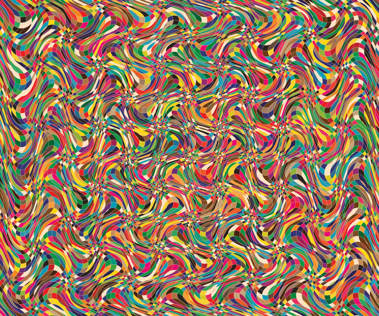 Tumblr Pattern, vibrant swirling multicolored abstract pattern, flowing geometric shapes, HD Desktop Wallpaper