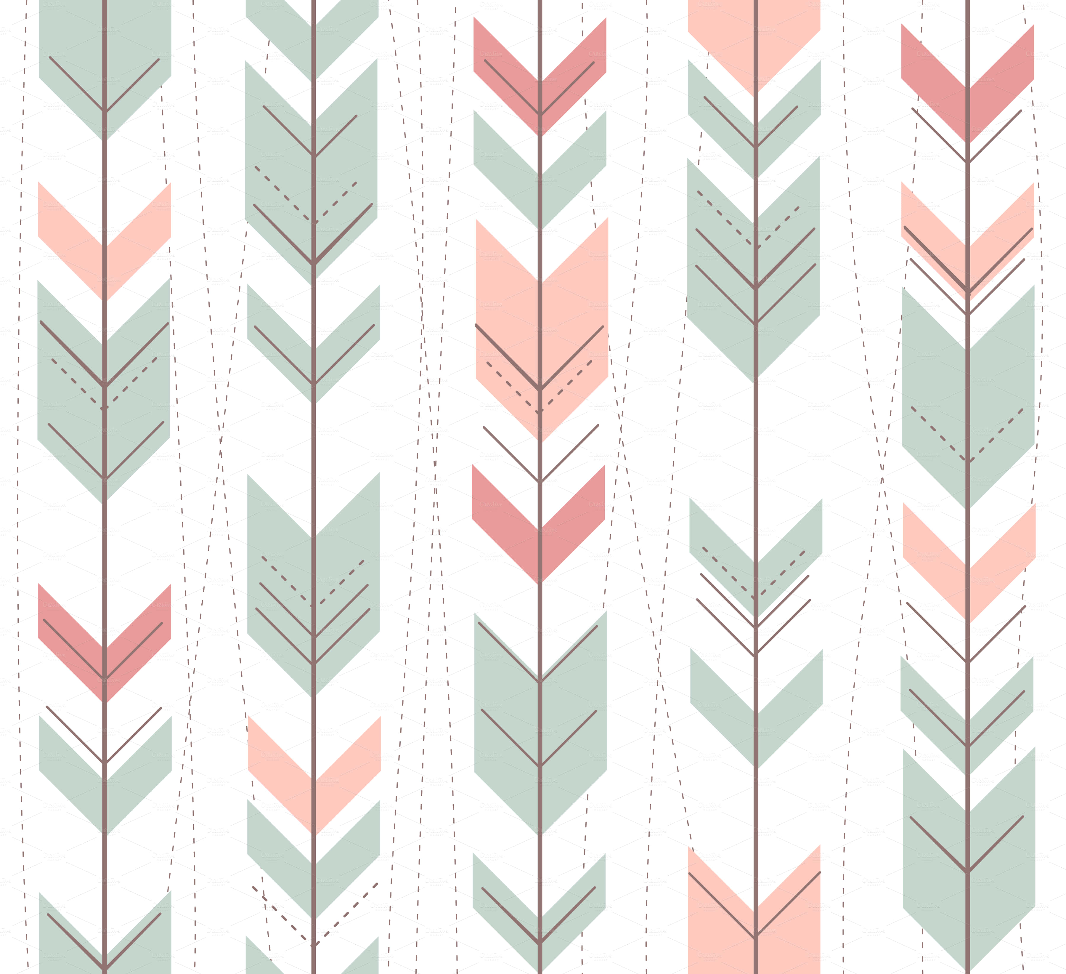tumblr pattern, geometric shapes, stylized arrow patterns, 2K Desktop Wallpaper