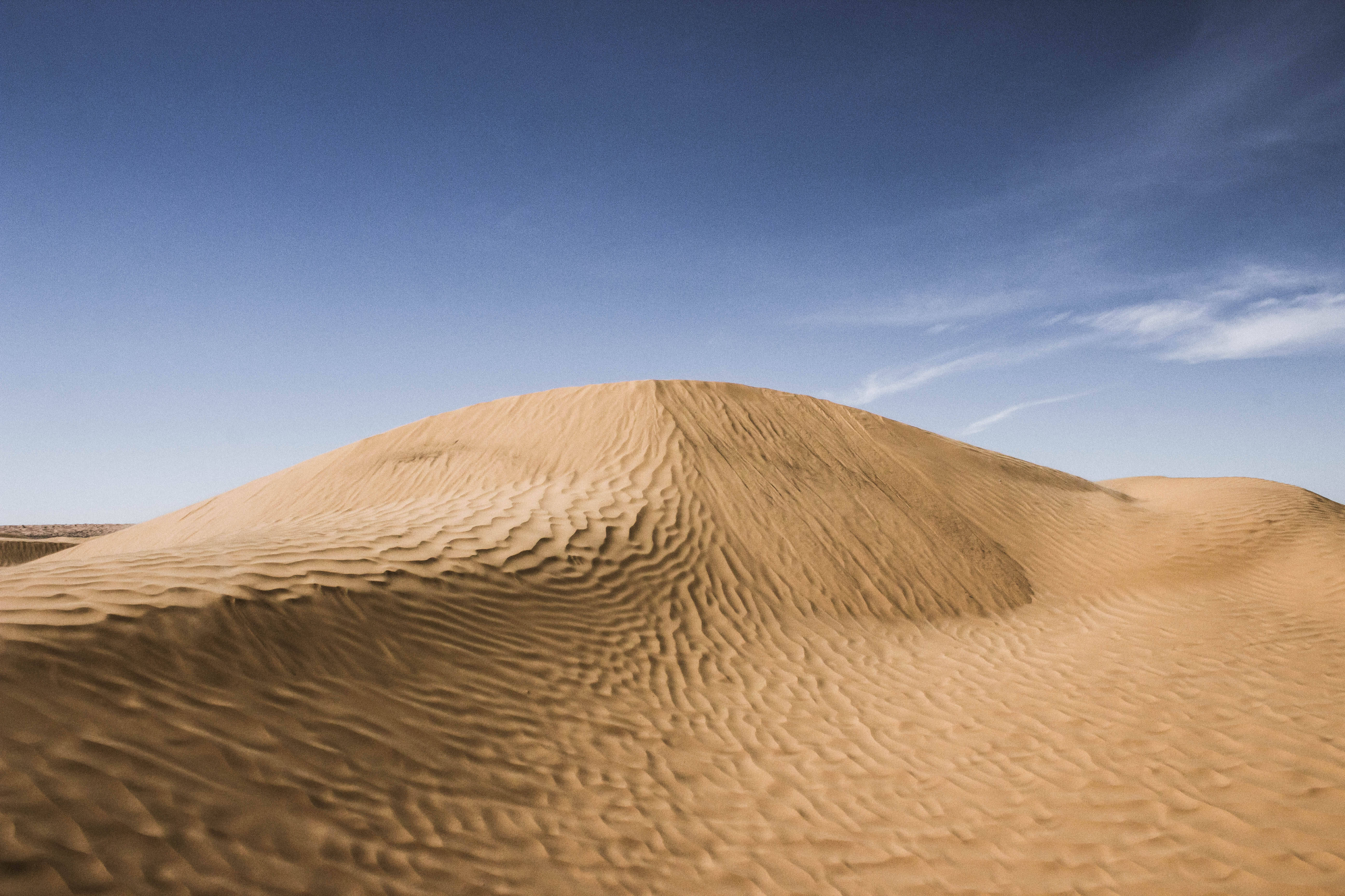Tunisia, desert sand, golden sand dune, 5K Desktop Wallpaper