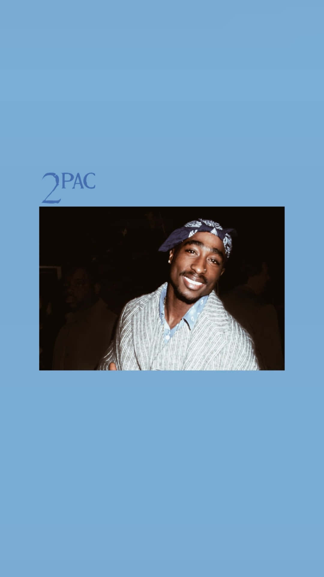 2Pac, smile, striped shirt, Full HD Phone Wallpaper