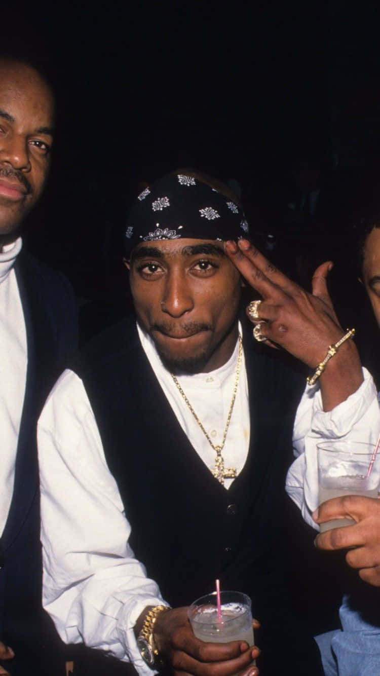 Tupac, iPhone, black bandana, HD Phone Wallpaper