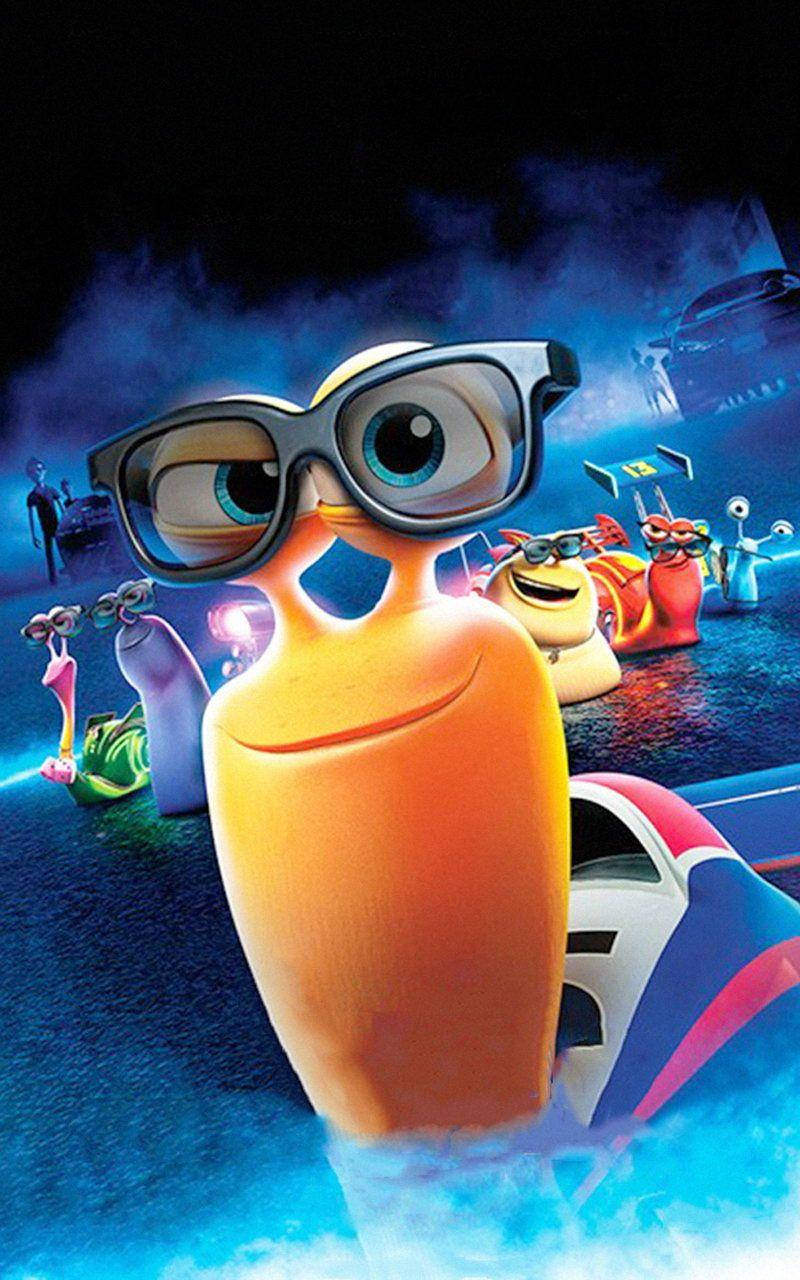 Turbo, eyeglasses, neon-lit night scene, HD Phone Wallpaper