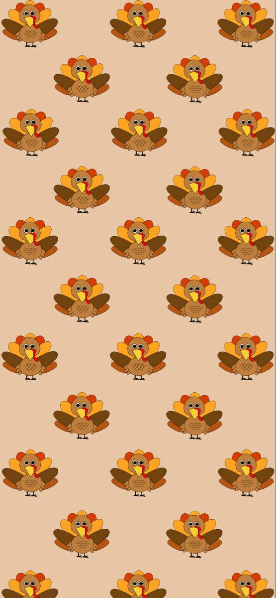 turkey, Happy Thanksgiving, cartoon turkeys, SD Phone Wallpaper