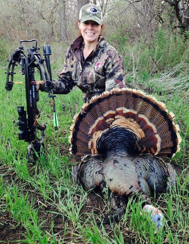 turkey hunting, camouflage gear, large turkey, SD Phone Wallpaper