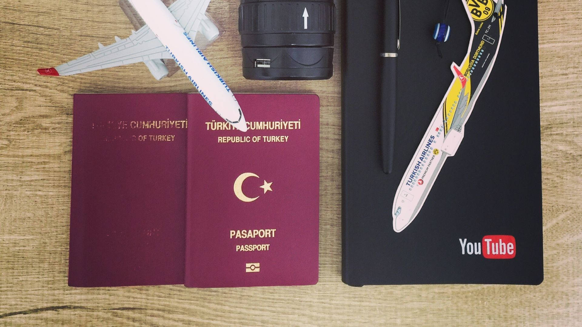 Turkish Passport, notebook, YouTube notebook, Full HD Desktop Wallpaper