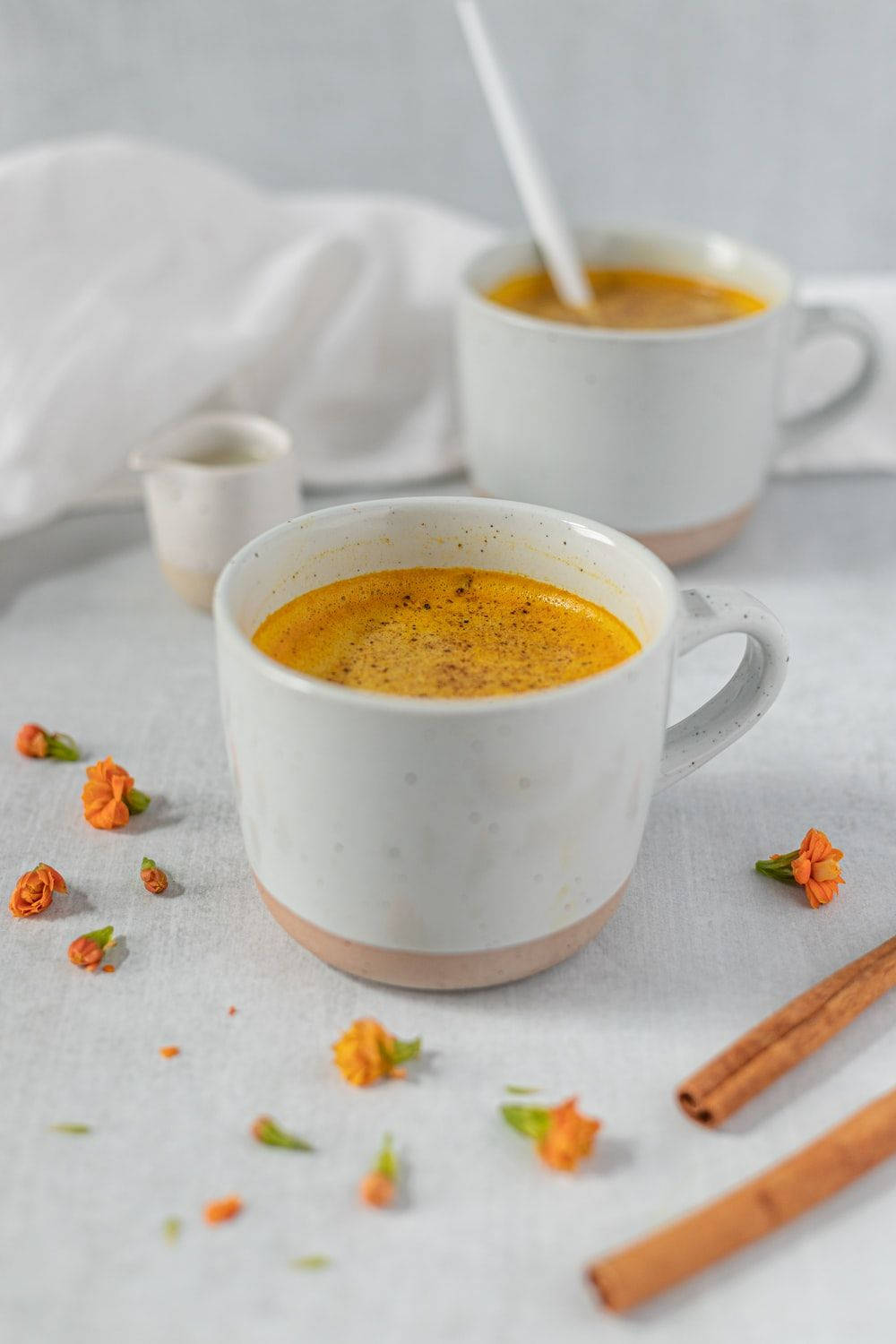 turmeric powder, herbal tea, golden turmeric latte, HD Phone Wallpaper
