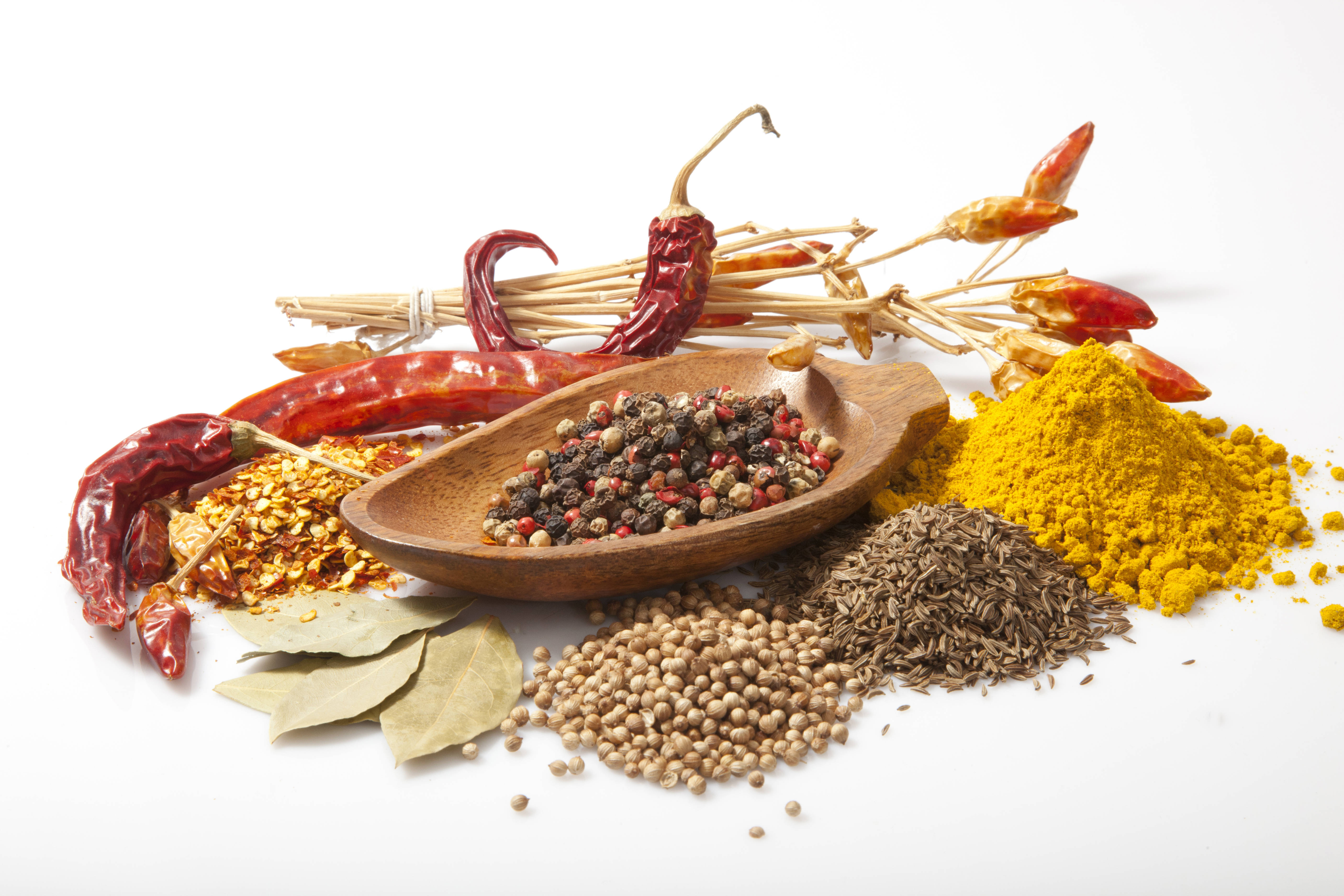 turmeric, red chilies, cumin, 5K Desktop Wallpaper