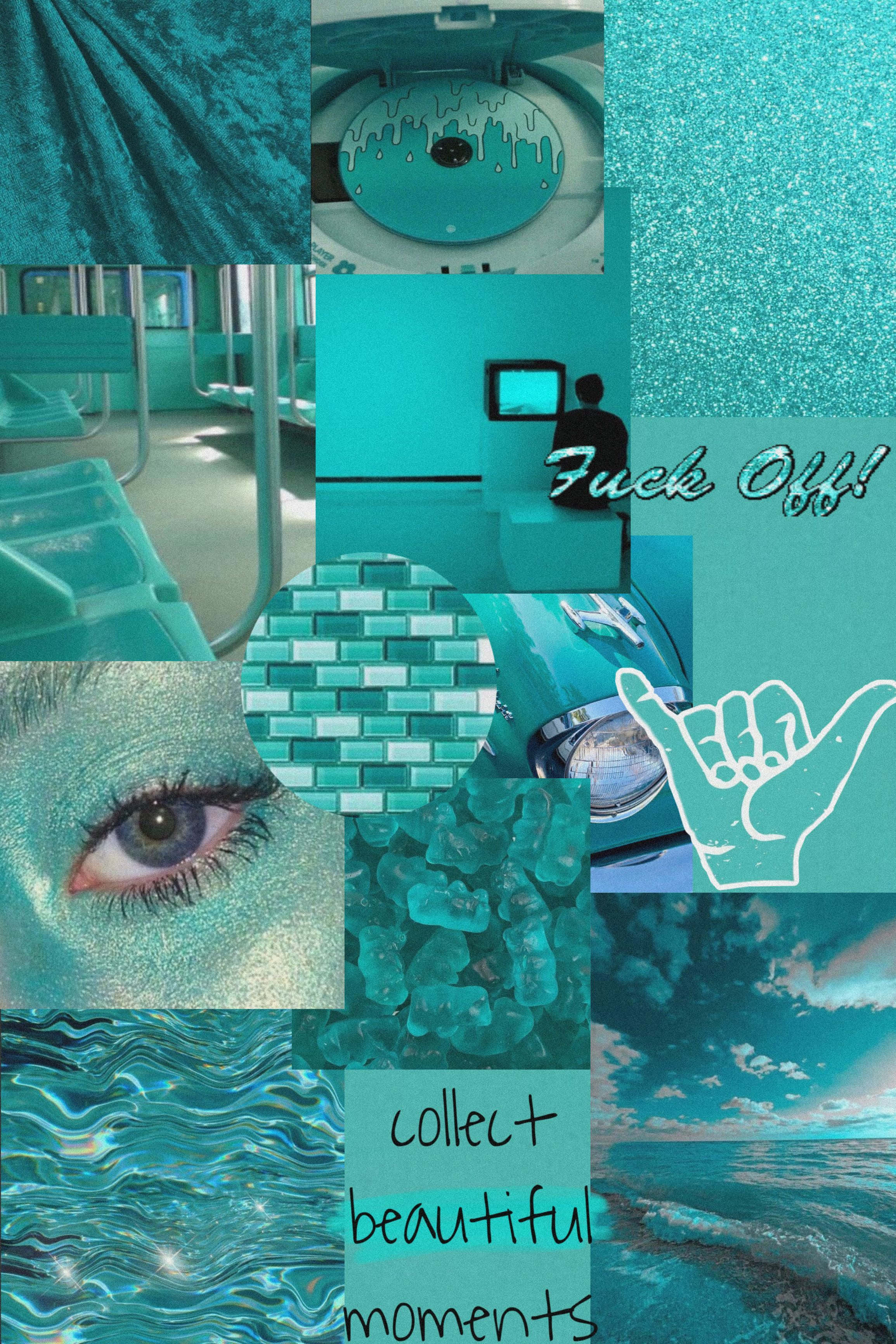 teal, glittering textures, car, 2K Phone Wallpaper