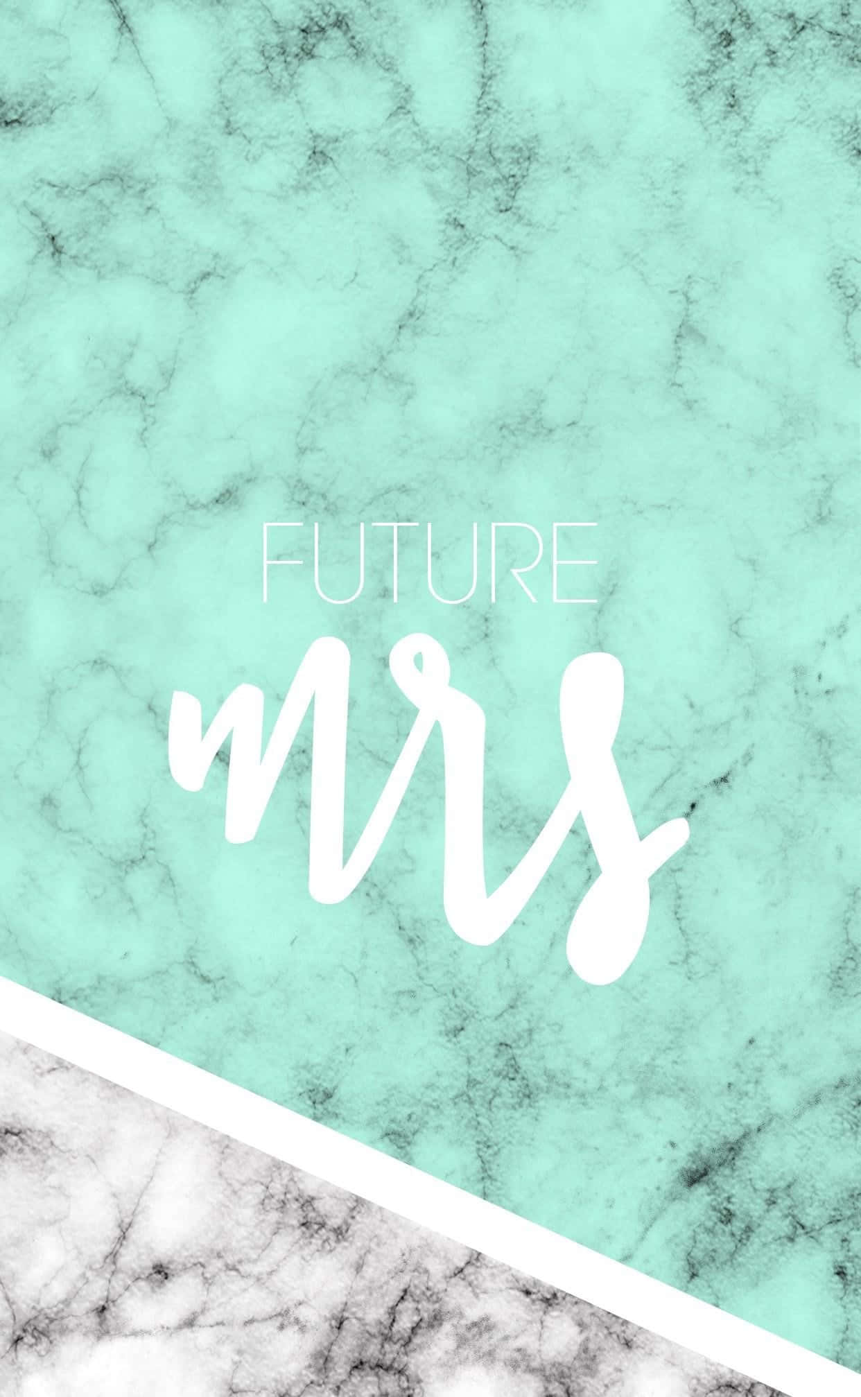 mint green, black and white marble, white text, Full HD Phone Wallpaper