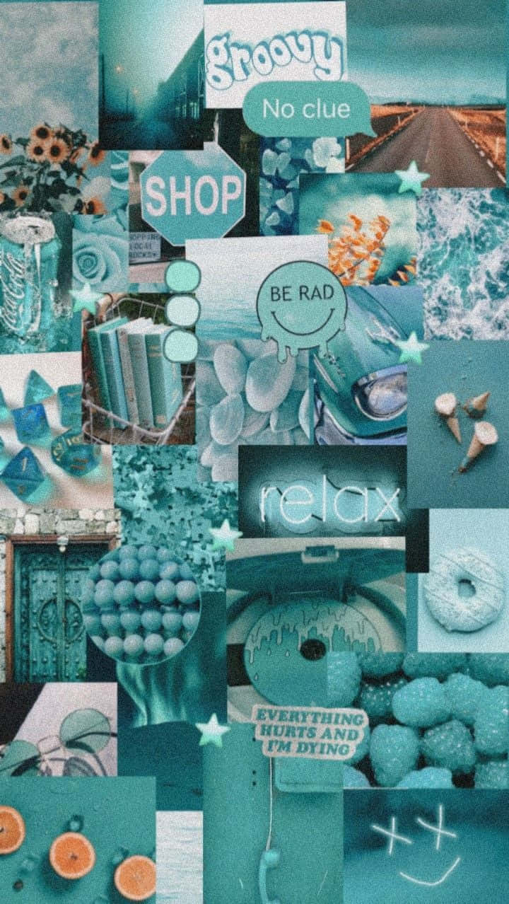 teal-toned, vintage photos, quotes, SD Phone Wallpaper