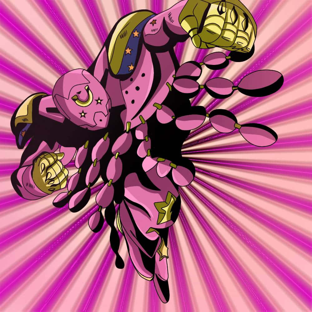 Tusk Act 4, pink armored character, star motifs, SD Desktop Wallpaper