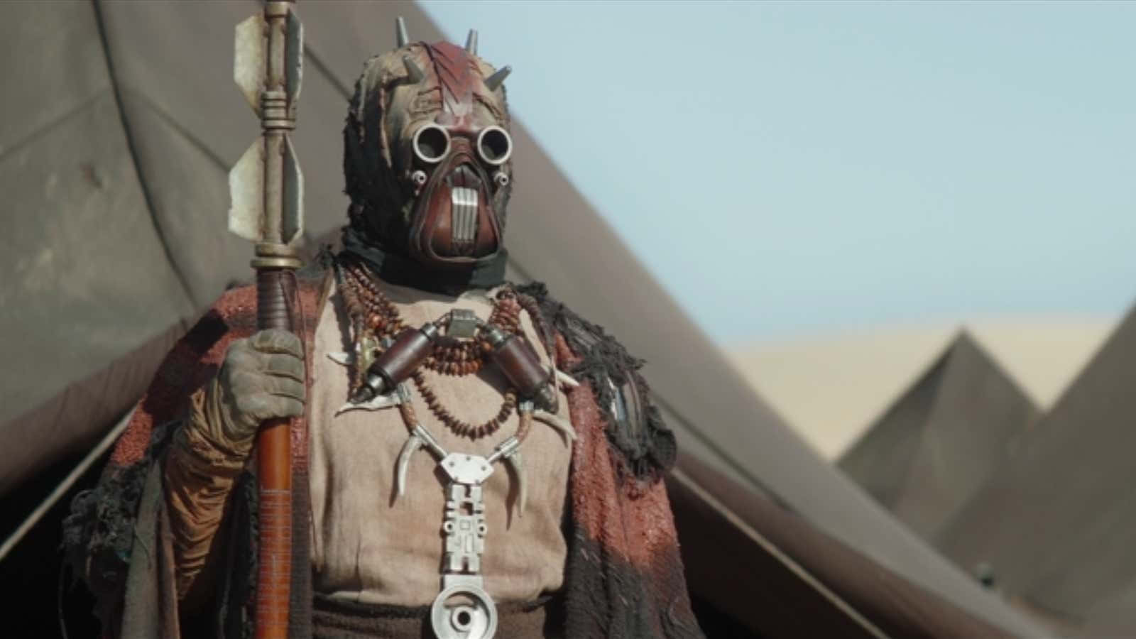 Tusken Raiders, desert, spear, HD Desktop Wallpaper