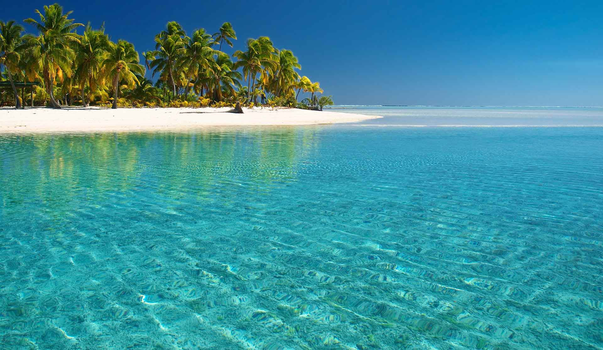 Tuvalu, blue sea, turquoise water, Full HD Desktop Wallpaper