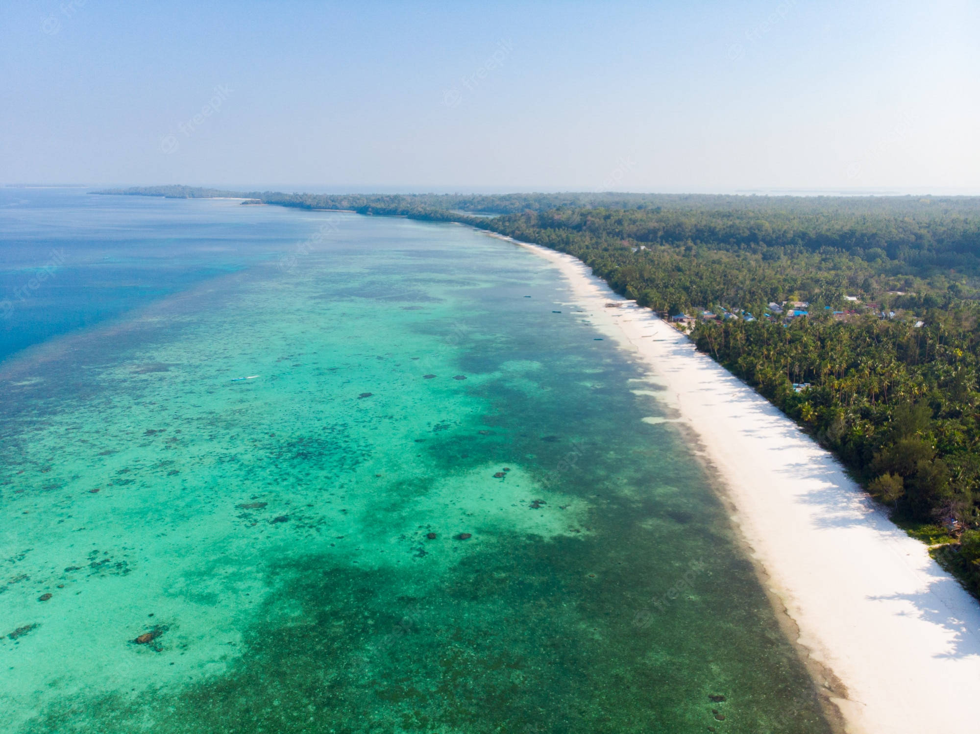 Tuvalu, sea green water, turquoise waters, Full HD Desktop Wallpaper