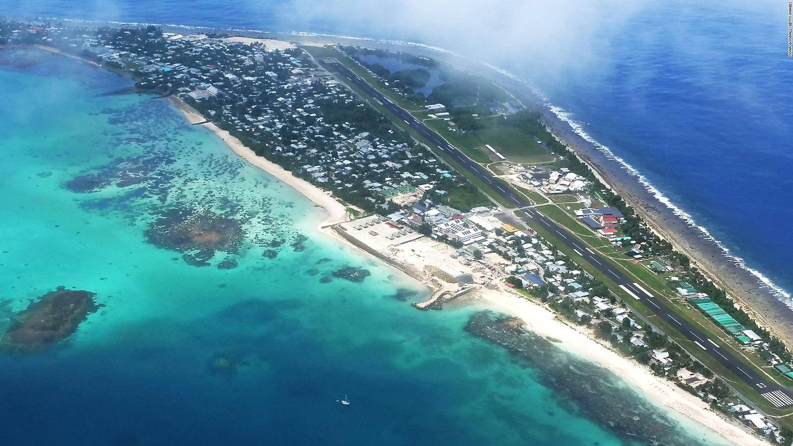 Tuvalu, tropical atoll, turquoise lagoon, HD Desktop Wallpaper