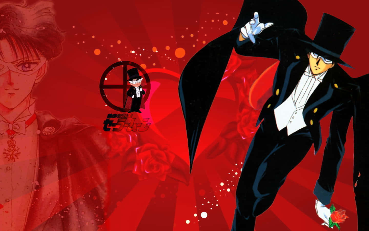 Tuxedo Mask, black tuxedo, top hat, HD Desktop Wallpaper