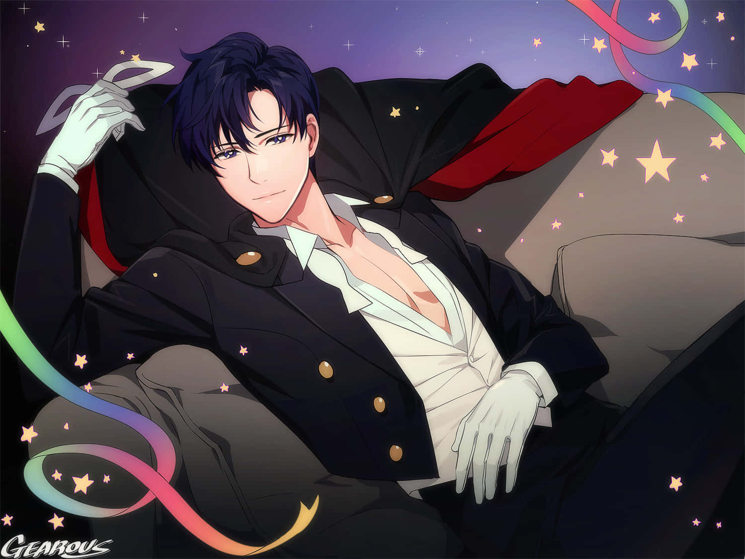 Tuxedo Mask, black coat, white shirt, HD Desktop Wallpaper