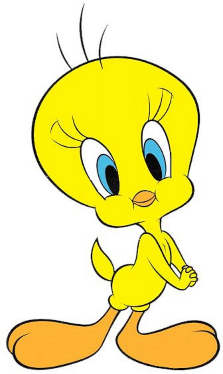Tweety Bird, yellow, big blue eyes, HD Phone Wallpaper