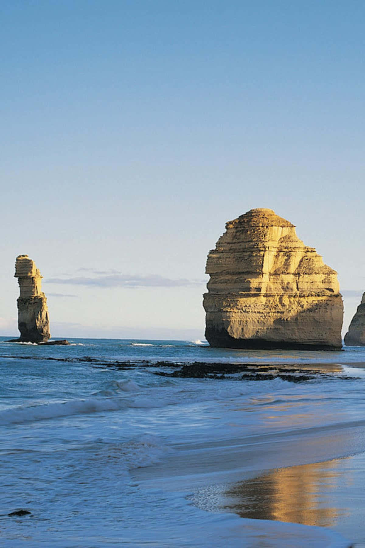 Twelve Apostles, limestone stacks, turquoise waters, HD Phone Wallpaper