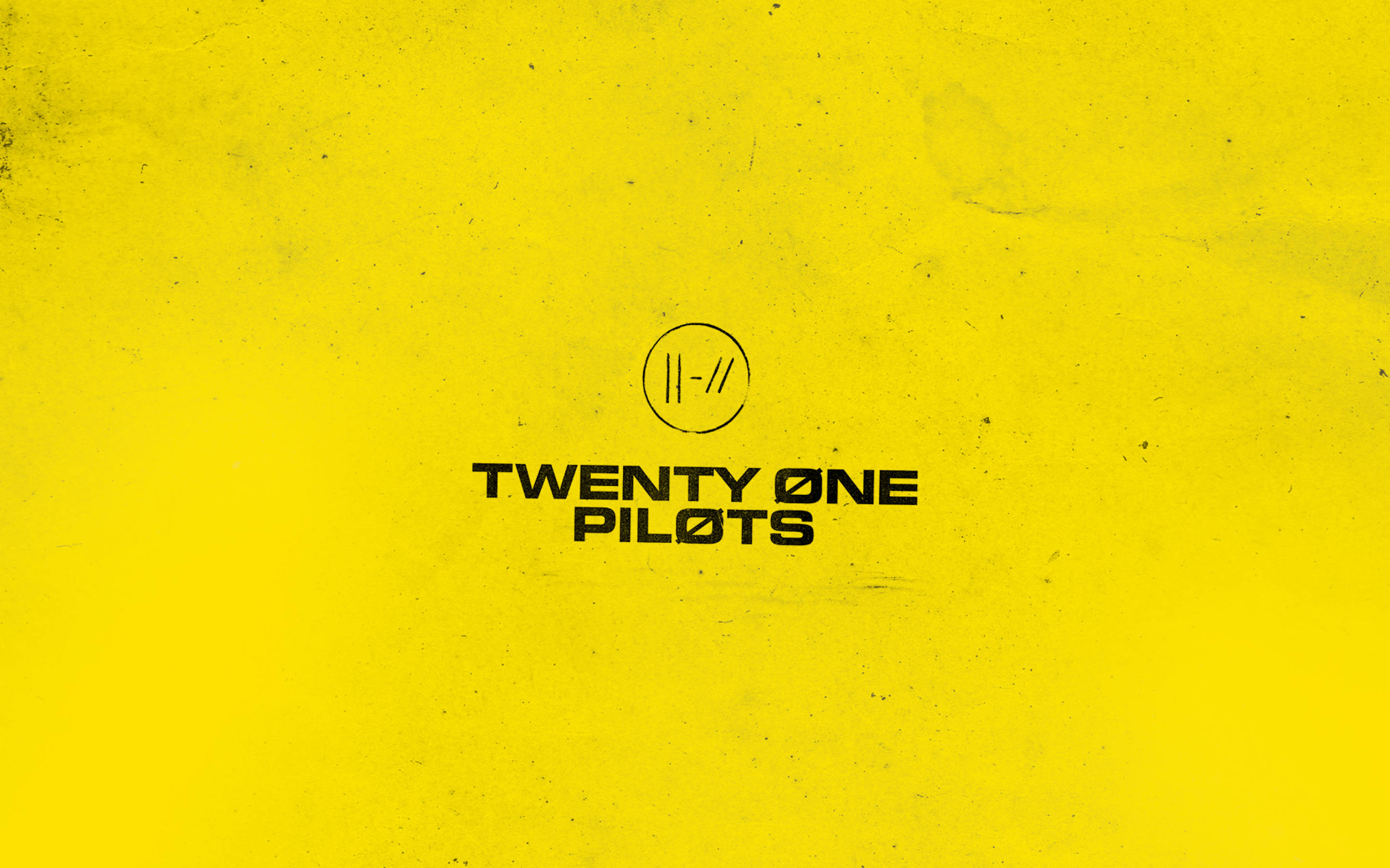Twenty One Pilots, yellow, black, 2K Desktop Wallpaper
